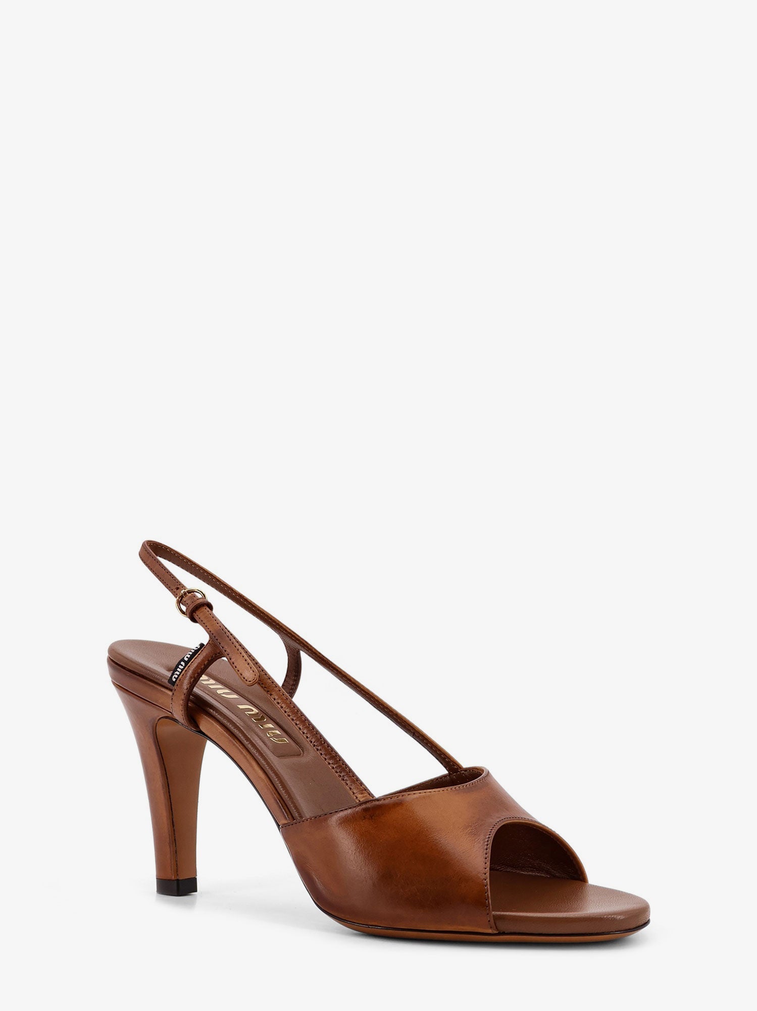 Miu Miu Women Vintage Leather Sandals MIU MIU