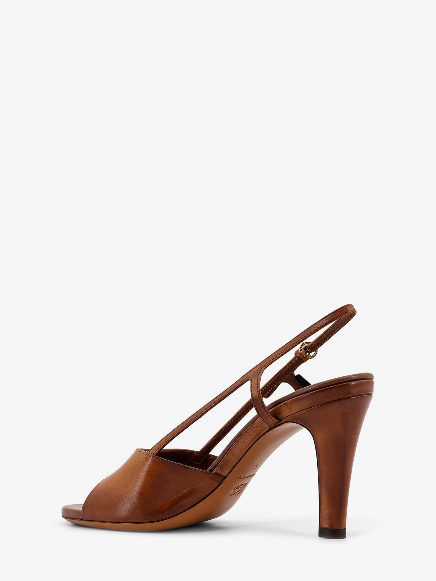 Miu Miu Women Vintage Leather Sandals MIU MIU
