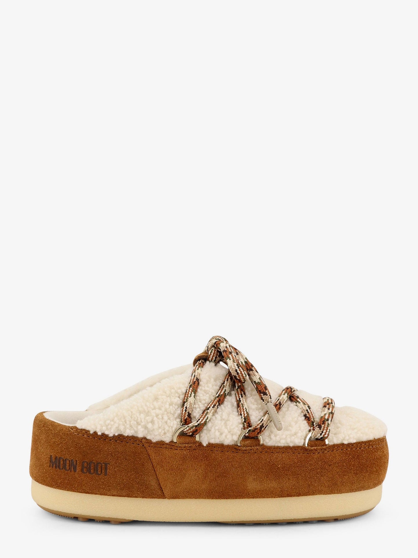 Moon Boot Women Shearling And Suede Slip-On MOON BOOT