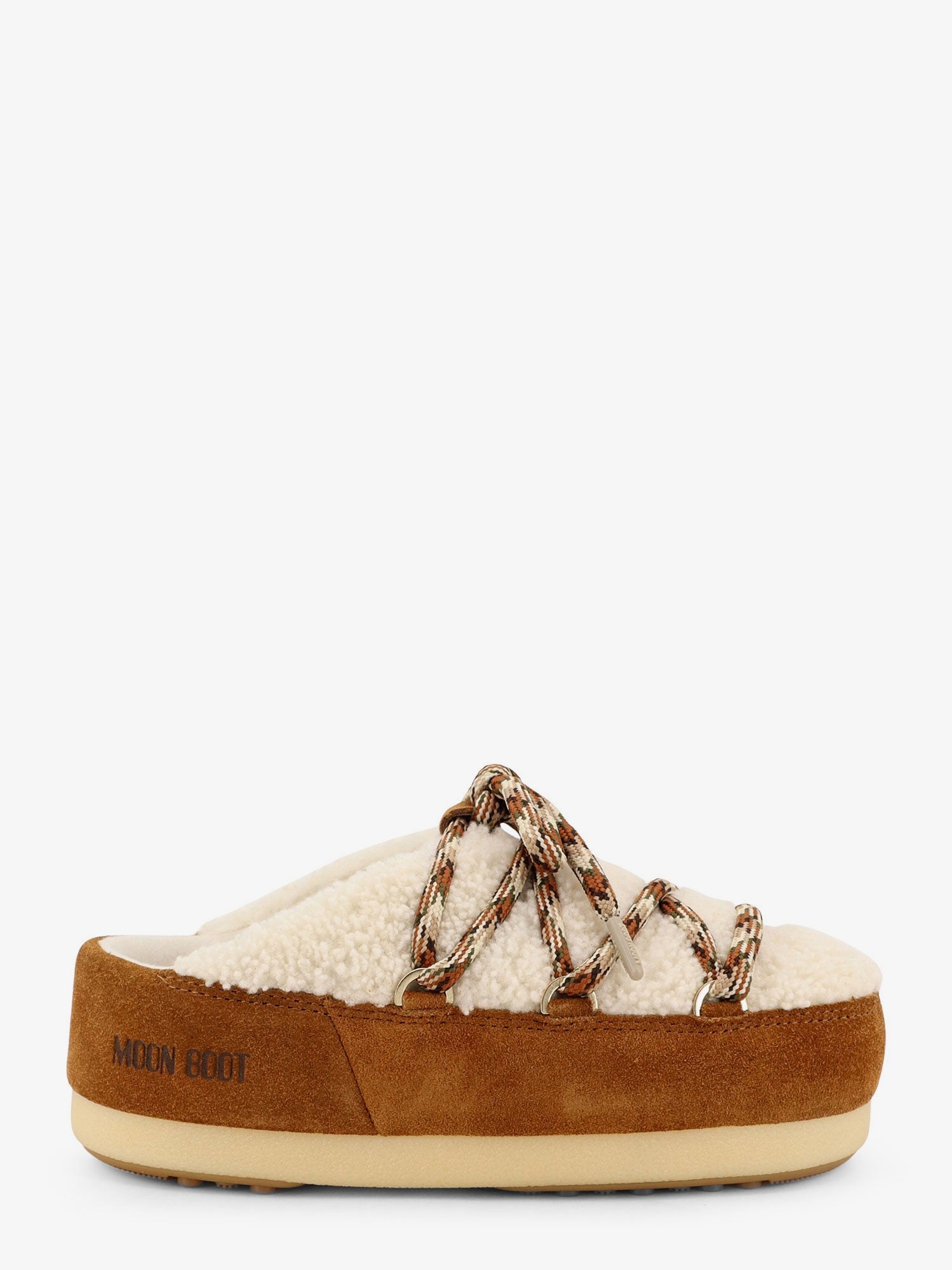 Moon Boot Women Shearling And Suede Slip-On MOON BOOT