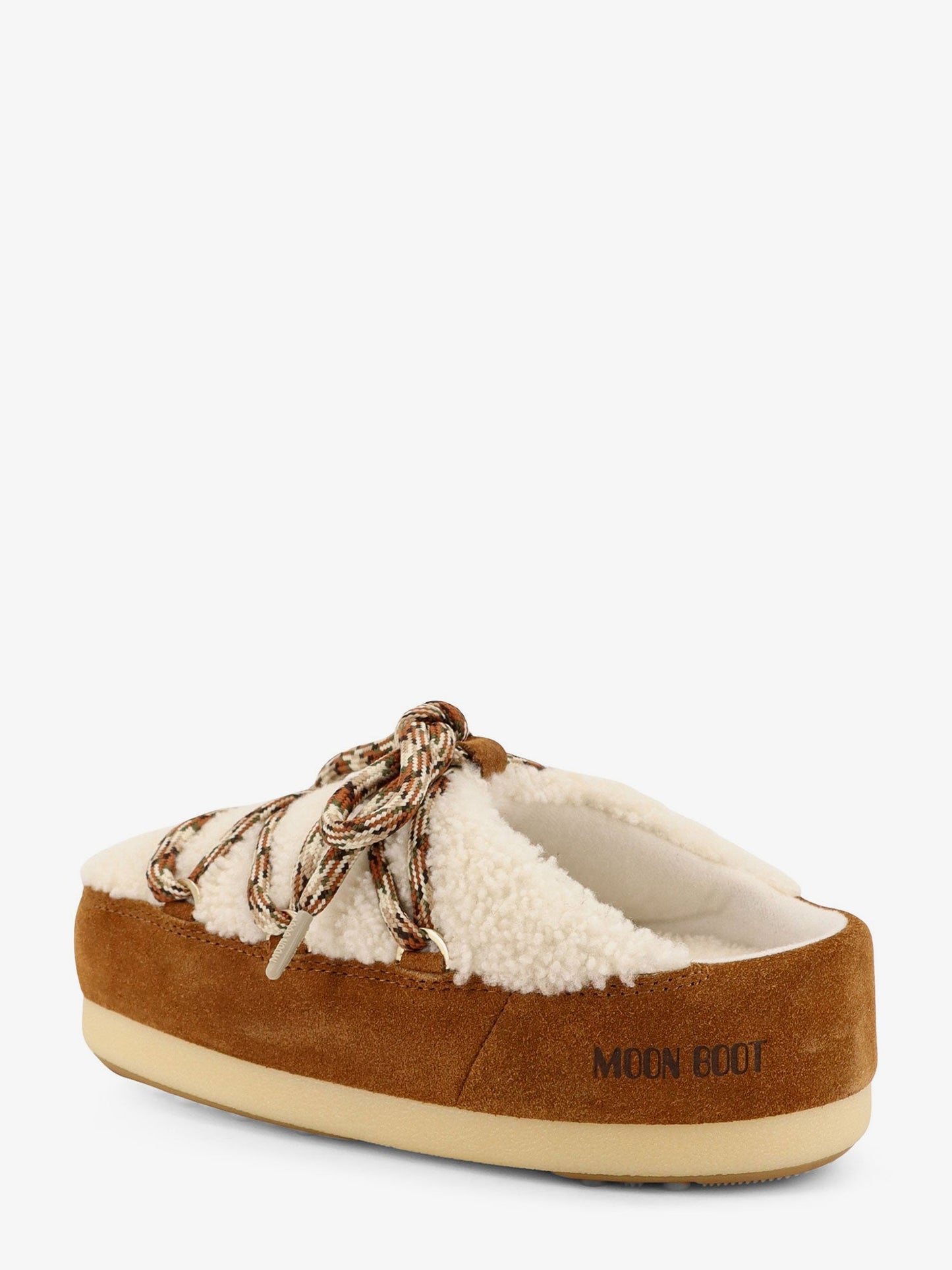 Moon Boot Women Shearling And Suede Slip-On MOON BOOT