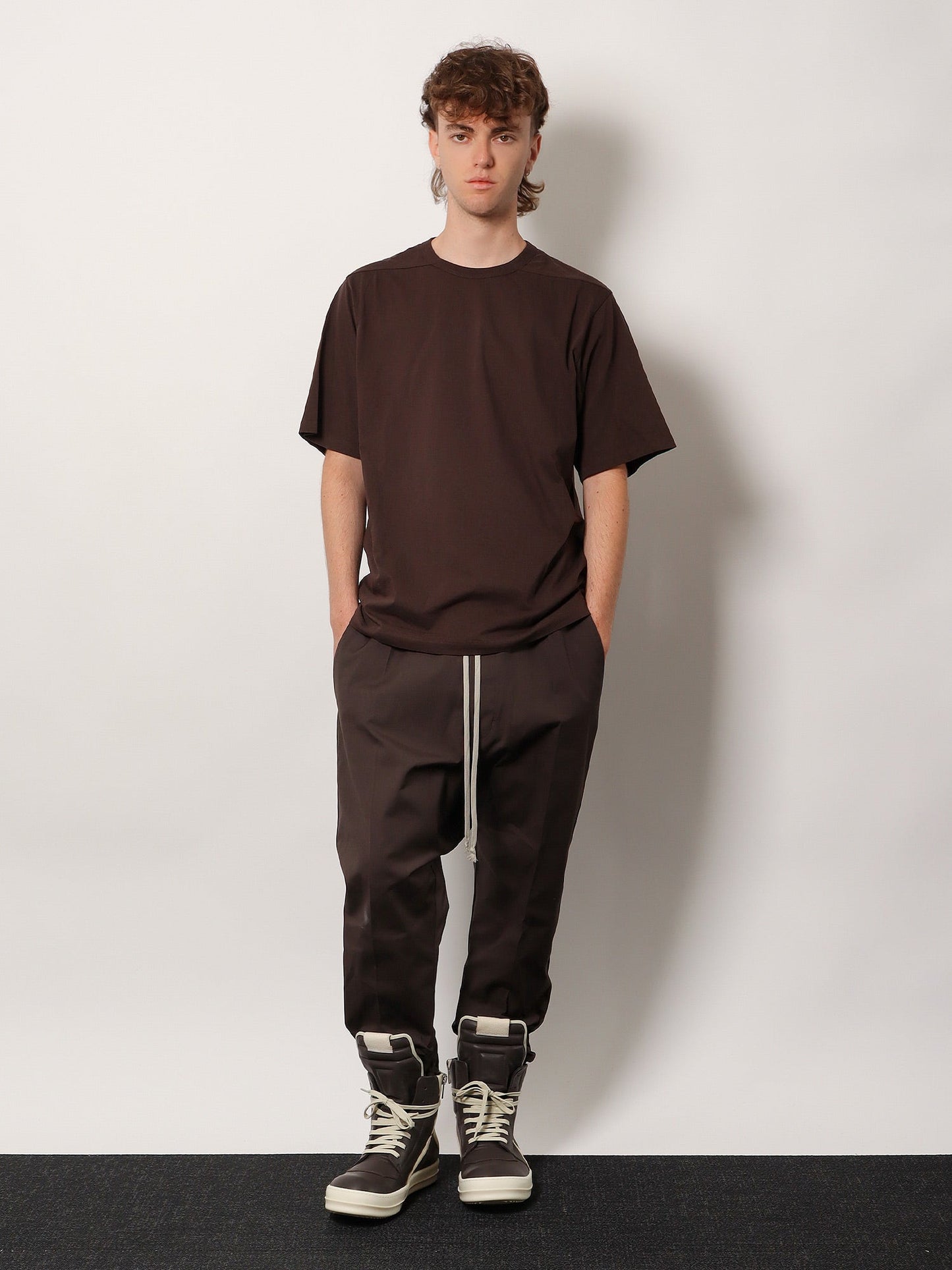 Rick Owens Men Brad T Cotton T-Shirt RICK OWENS