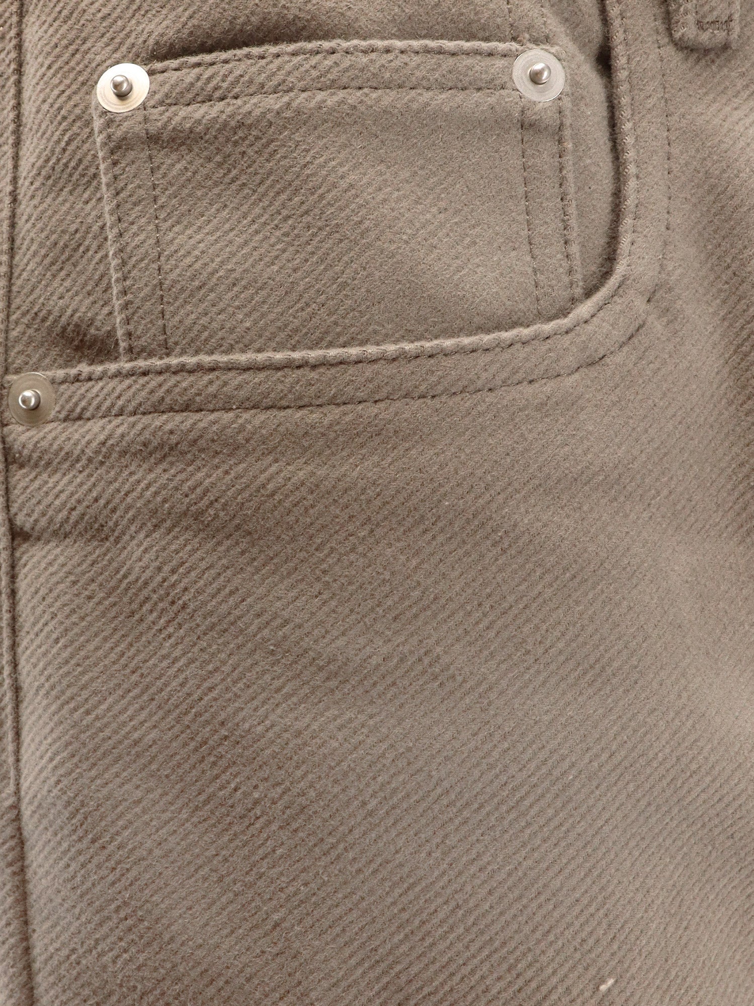 Rick Owens Men Geth Certified Cotton Trousers RICK OWENS