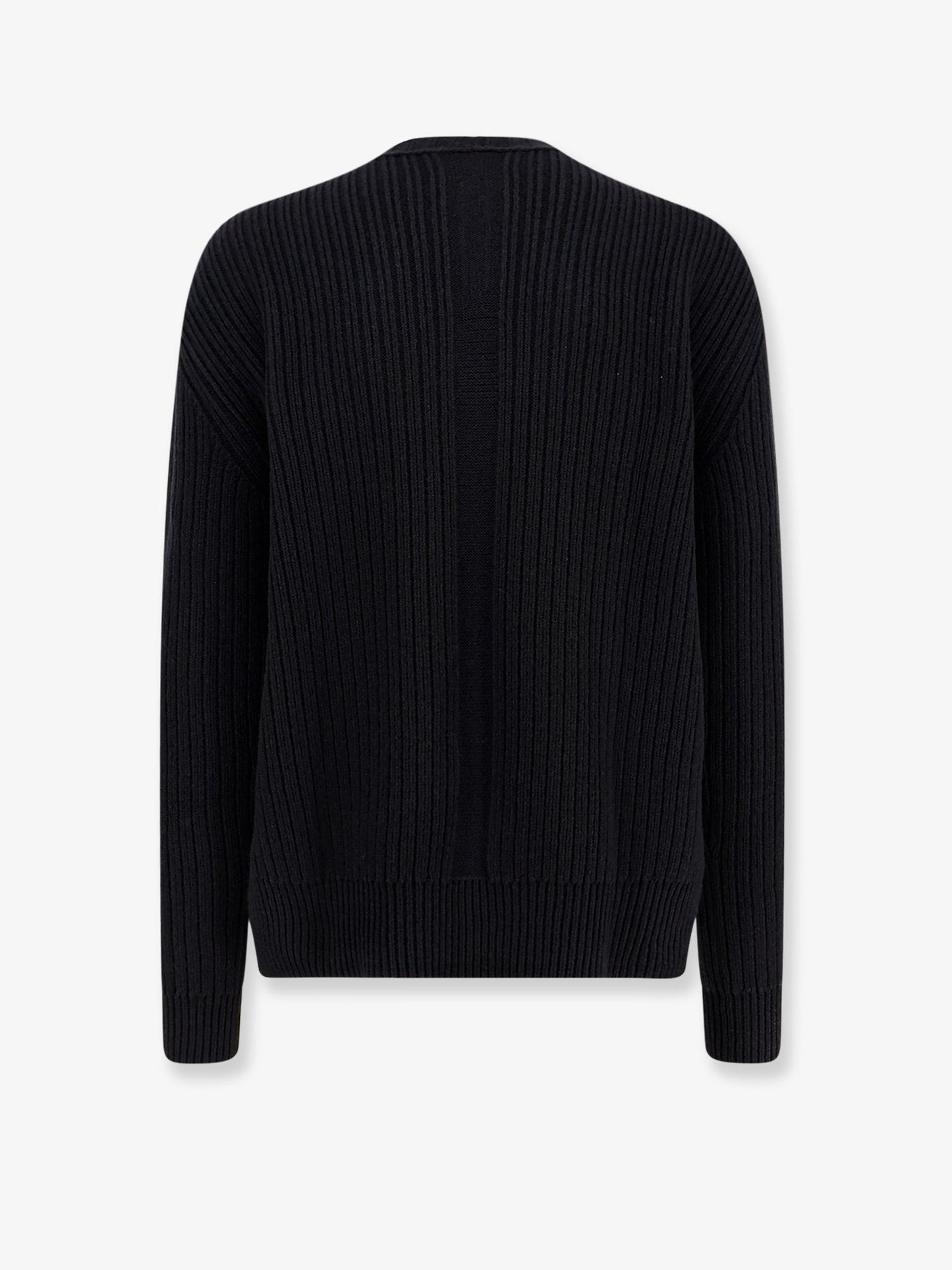 Rick Owens Men Fisherman Round Neck Virgin Wool Sweater RICK OWENS