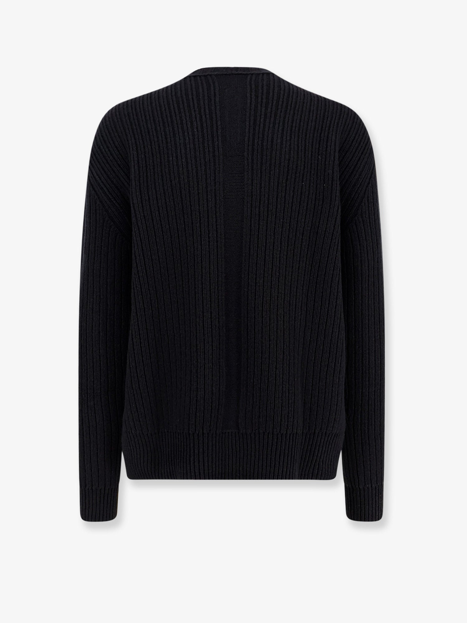 Rick Owens Men Fisherman Round Neck Virgin Wool Sweater RICK OWENS