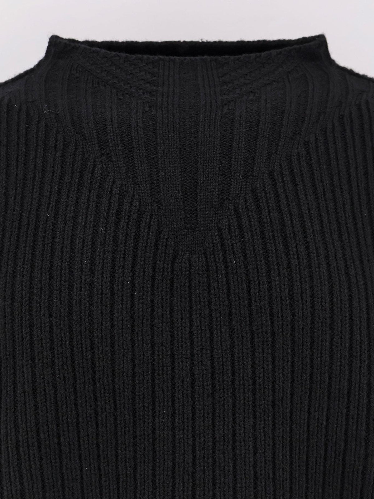 Rick Owens Men Rick Owens Men Fisherman Round Neck Virgin Wool Sweater RICK OWENS