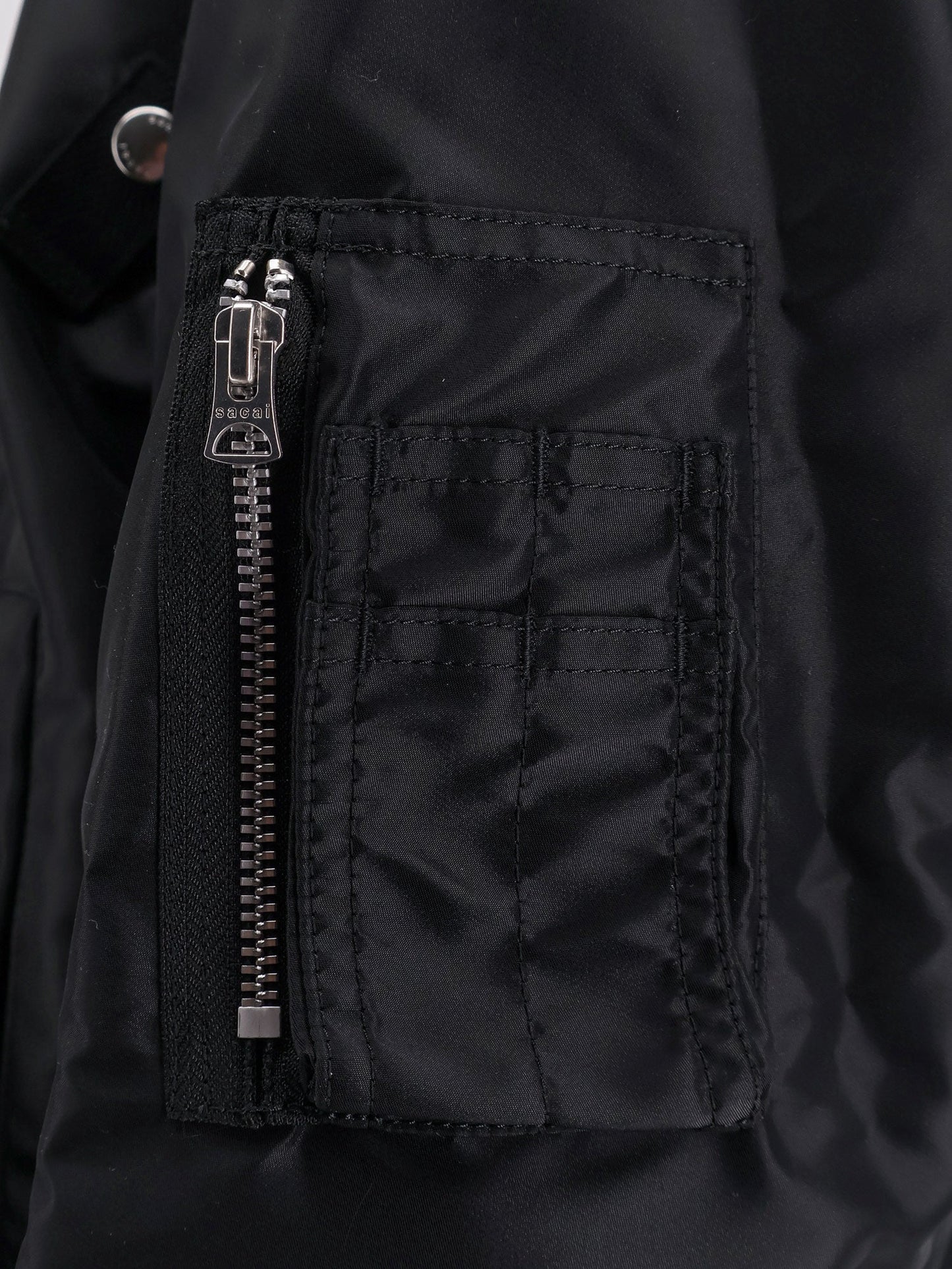 Sacai Men Nylon Bomber Jacket SACAI