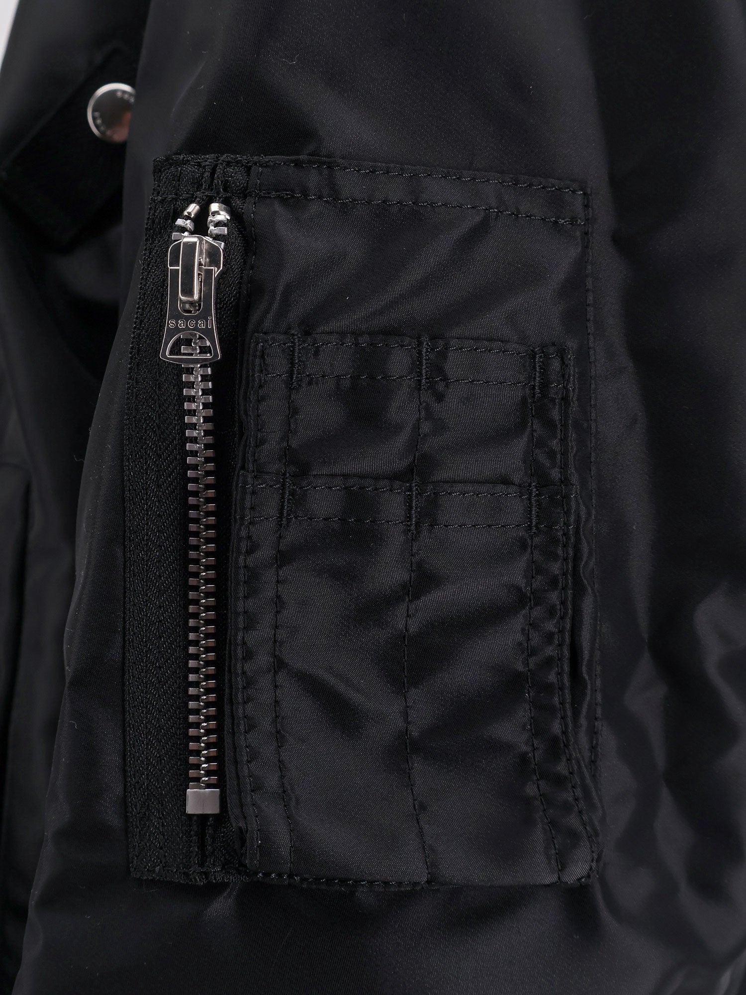 Sacai Men Nylon Bomber Jacket SACAI