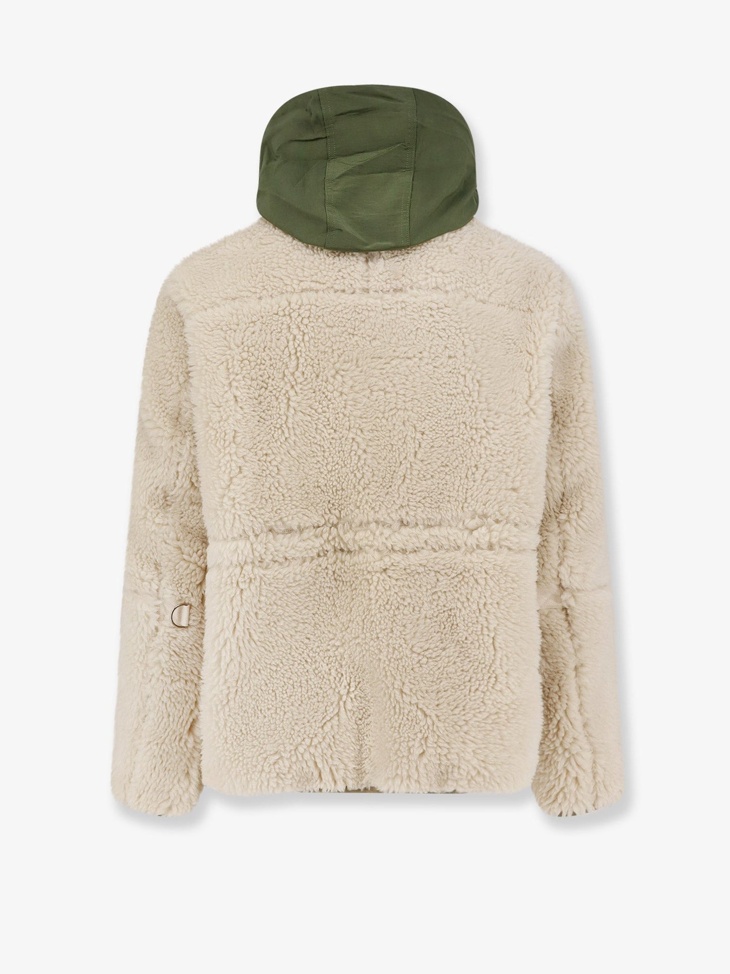 Sacai Men Eco Shearling And Nylon Jacket SACAI