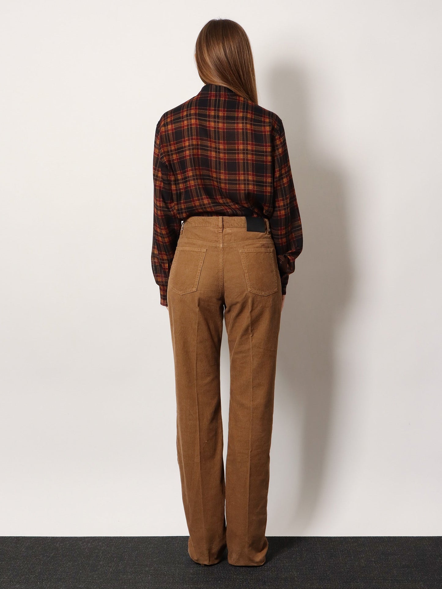 Saint Laurent Women Clyde Corduroy Trousers SAINT LAURENT