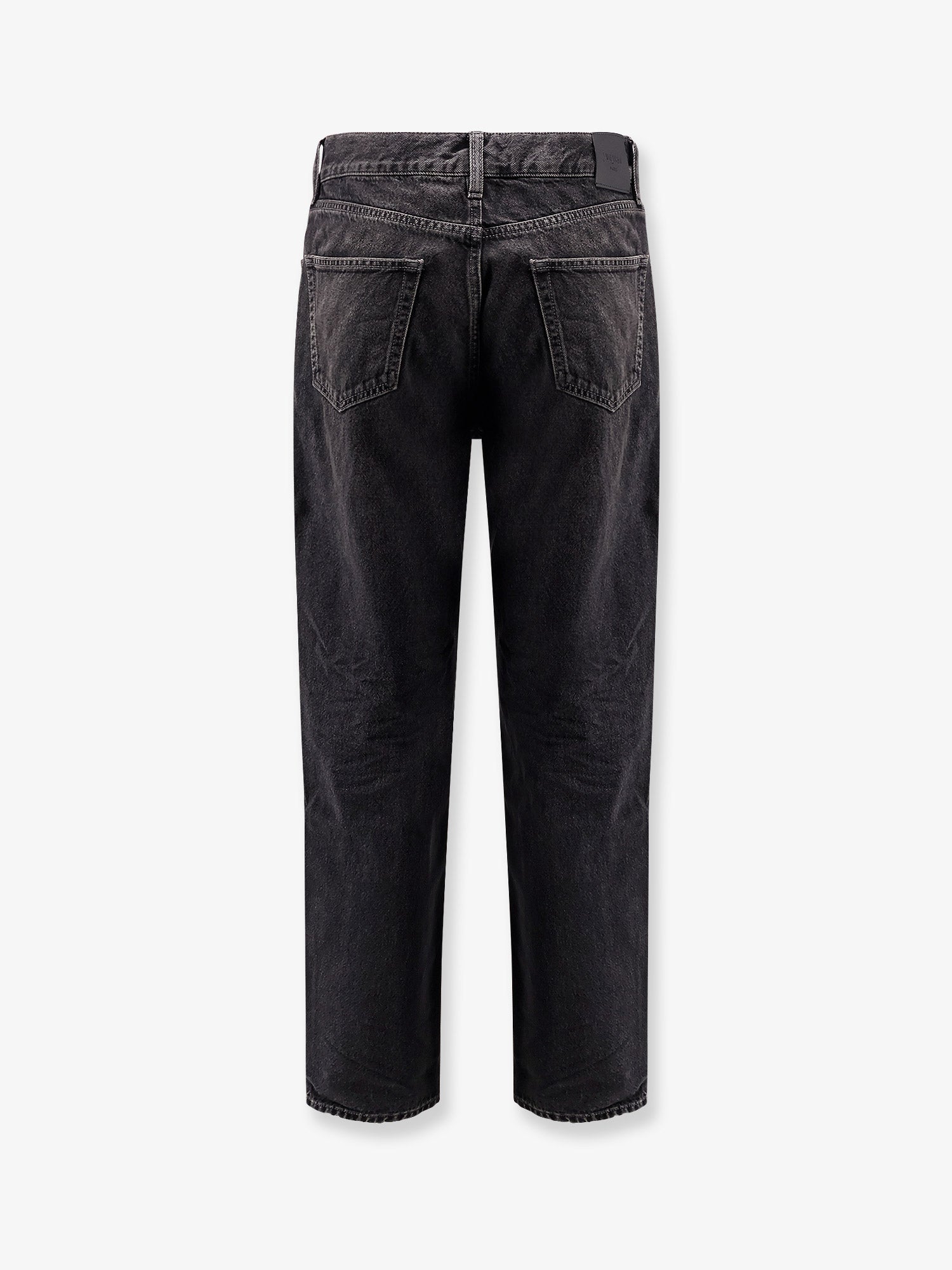 Saint Laurent Men Long Mick Black Denim Trousers SAINT LAURENT