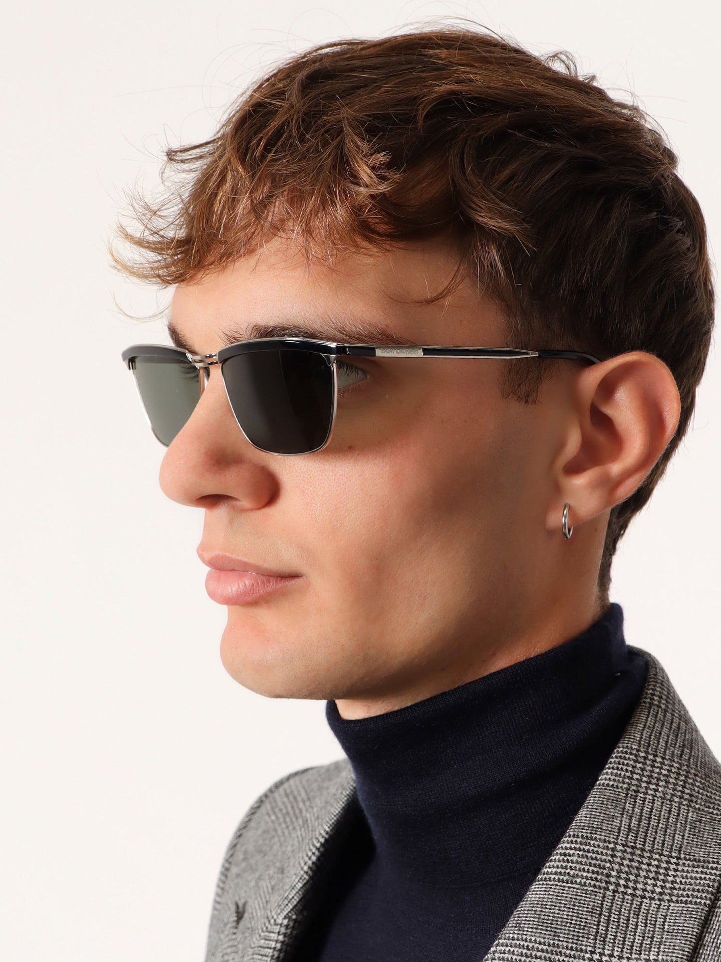 Saint Laurent Men Metal Sunglasses SAINT LAURENT