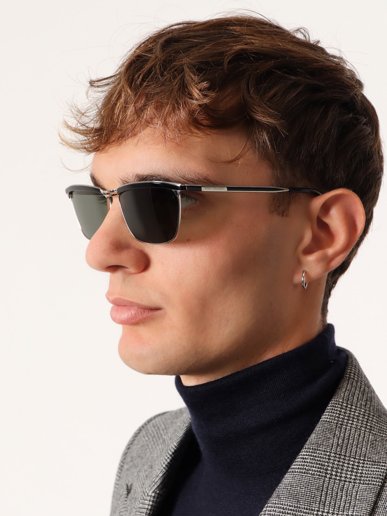 Saint Laurent Men Metal Sunglasses SAINT LAURENT