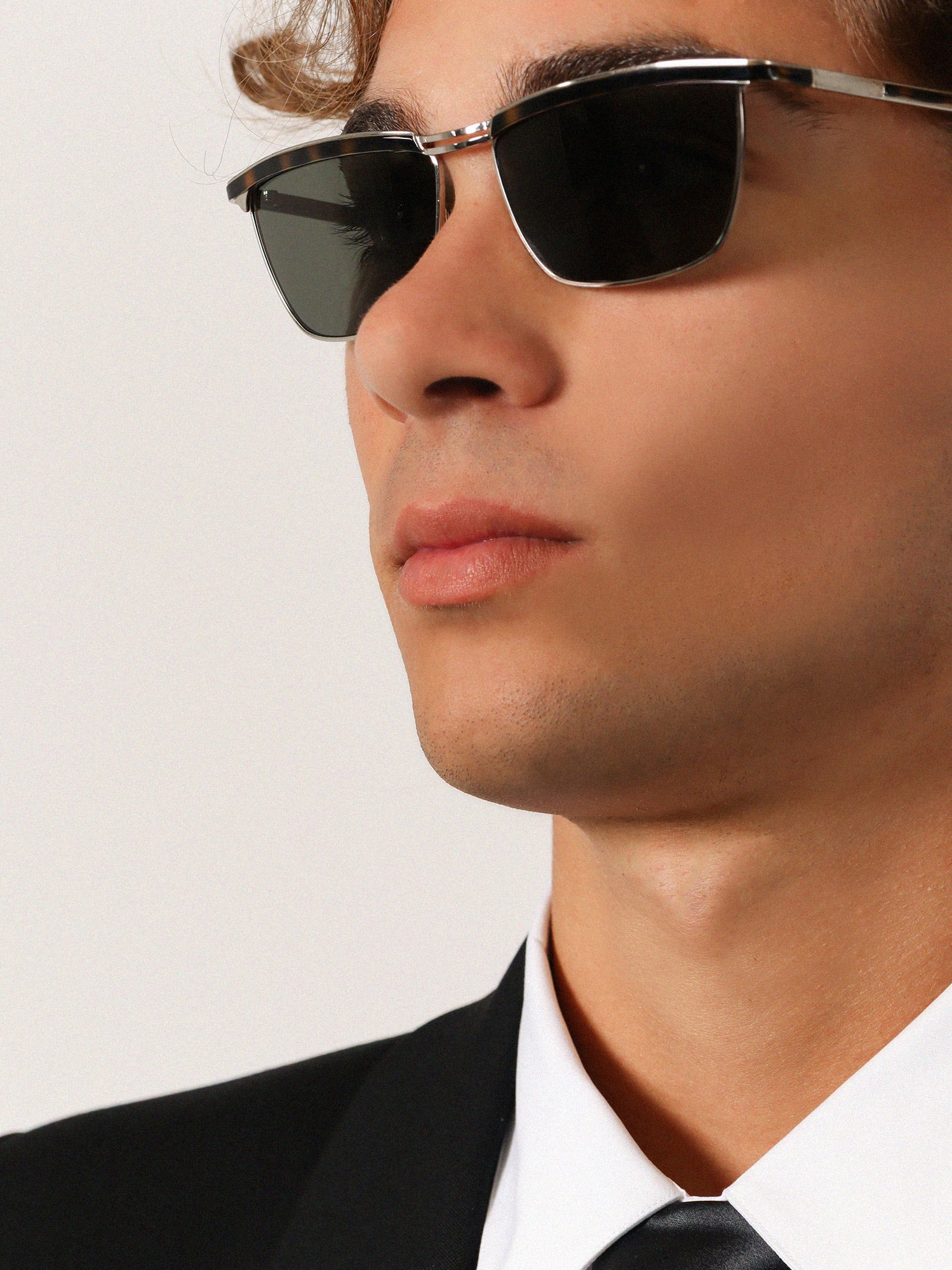 Saint Laurent Men Metal Sunglasses SAINT LAURENT