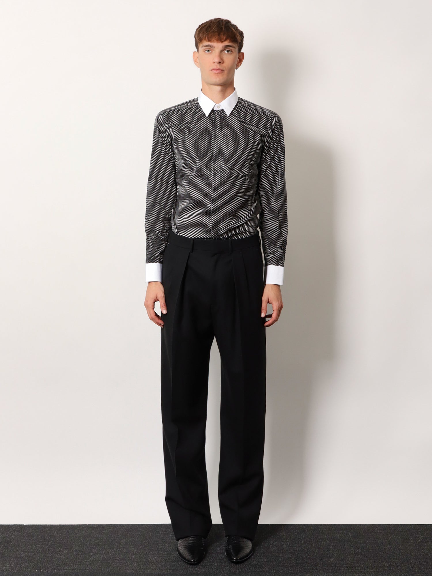 Tom Ford Men Microfantasy Cotton Shirt TOM FORD