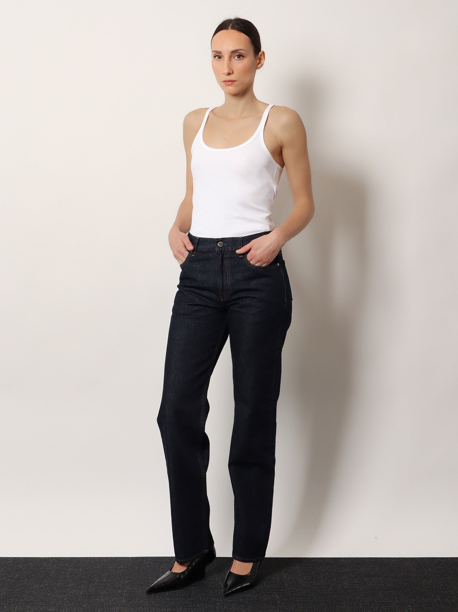 Toteme Women Low Straight Denim Jeans TOTEME