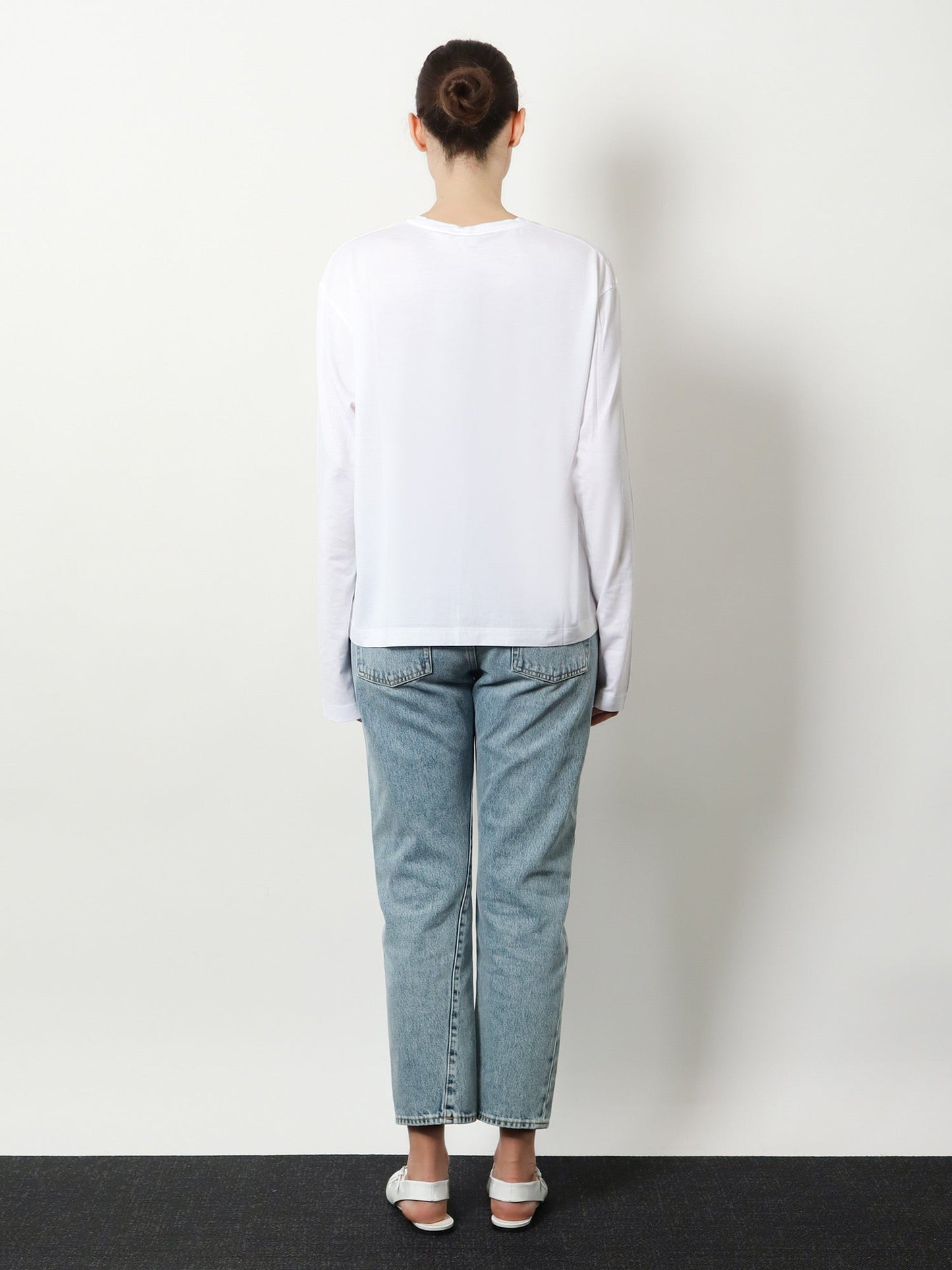Toteme Women Classic Long-Sleeve Lyocell And Cotton T-Shirt TOTEME