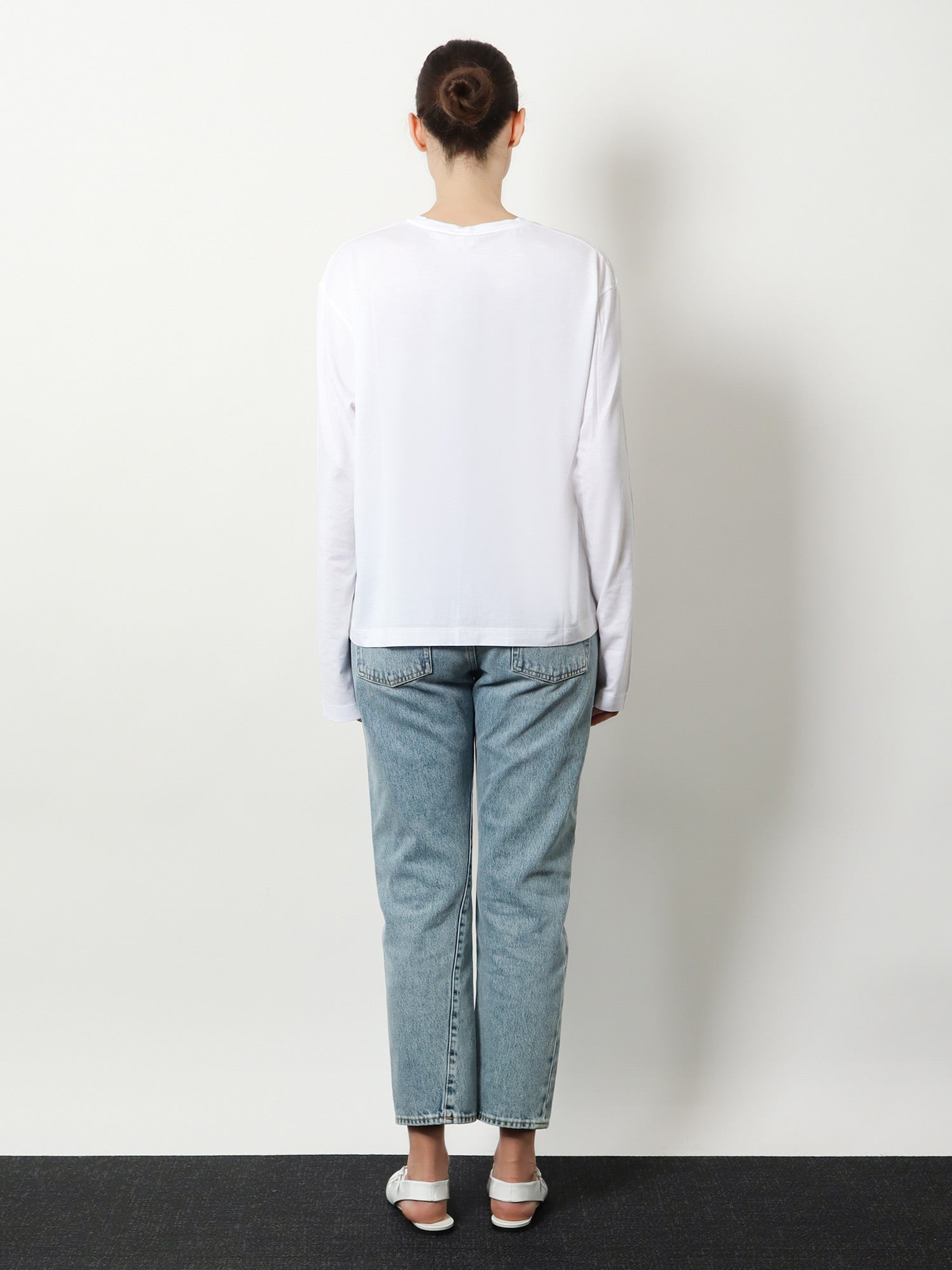 Toteme Women Classic Long-Sleeve Lyocell And Cotton T-Shirt TOTEME