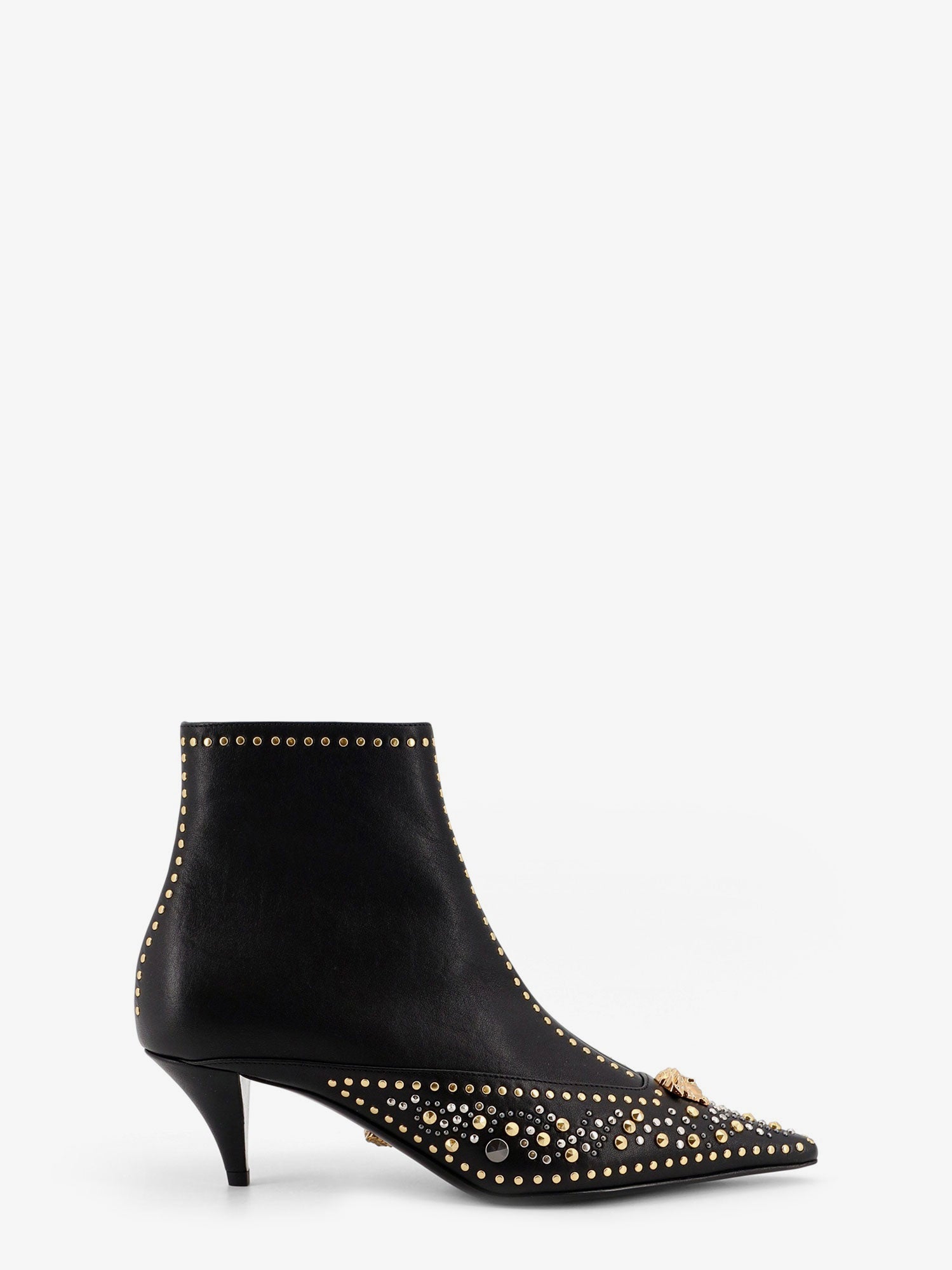 Versace Women Leather Ankle Boots VERSACE
