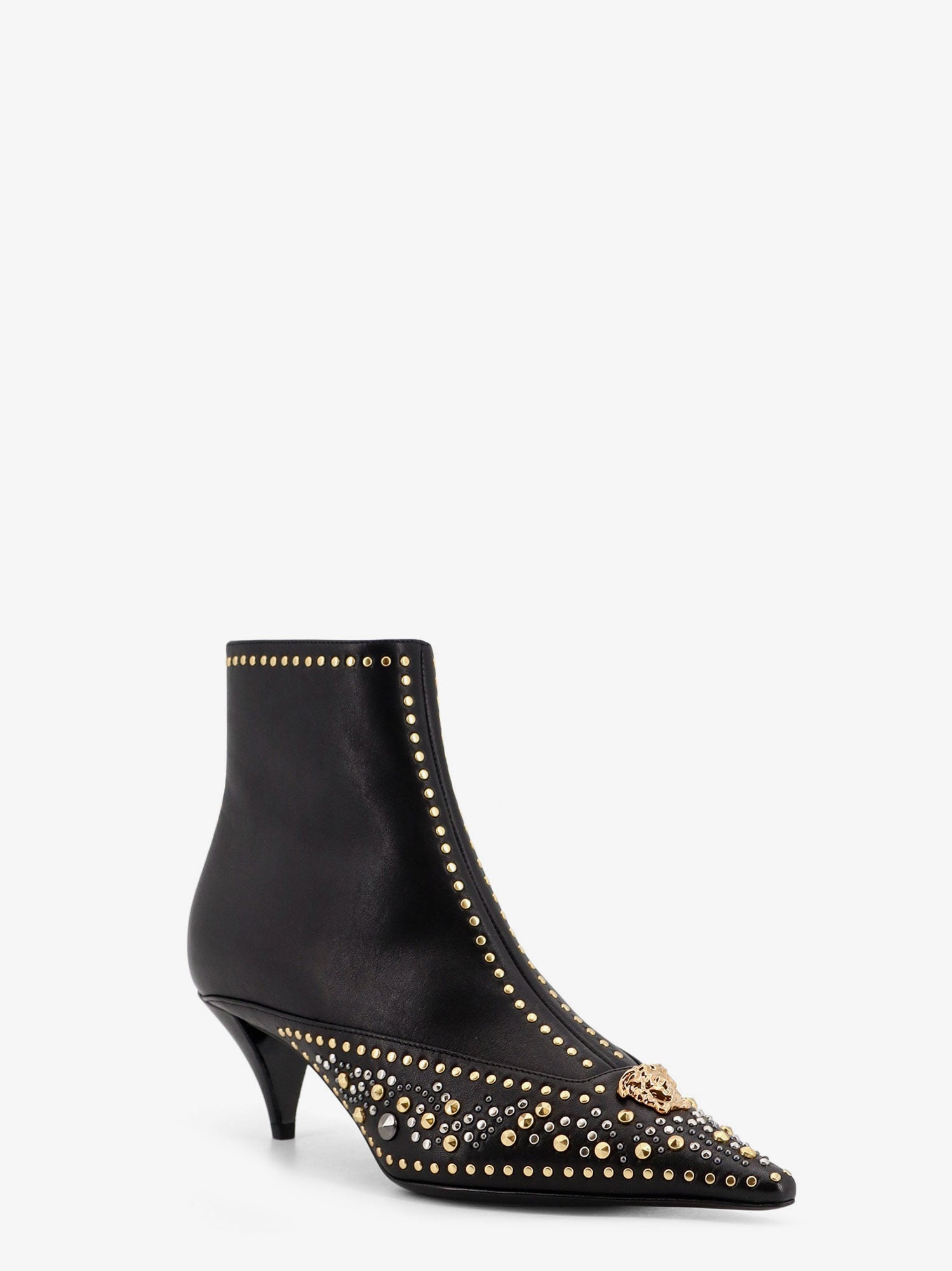 Versace Women Leather Ankle Boots VERSACE
