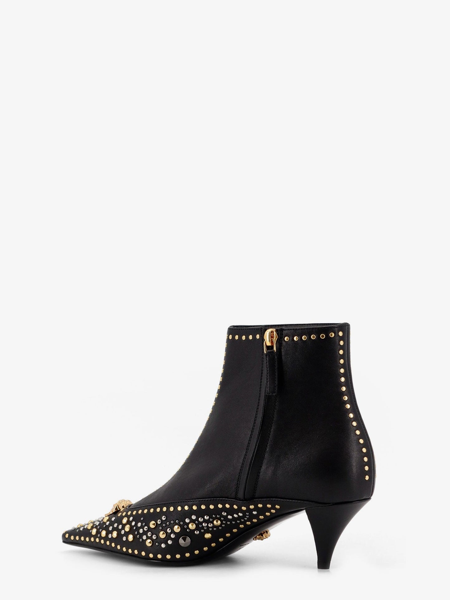 Versace Women Leather Ankle Boots VERSACE