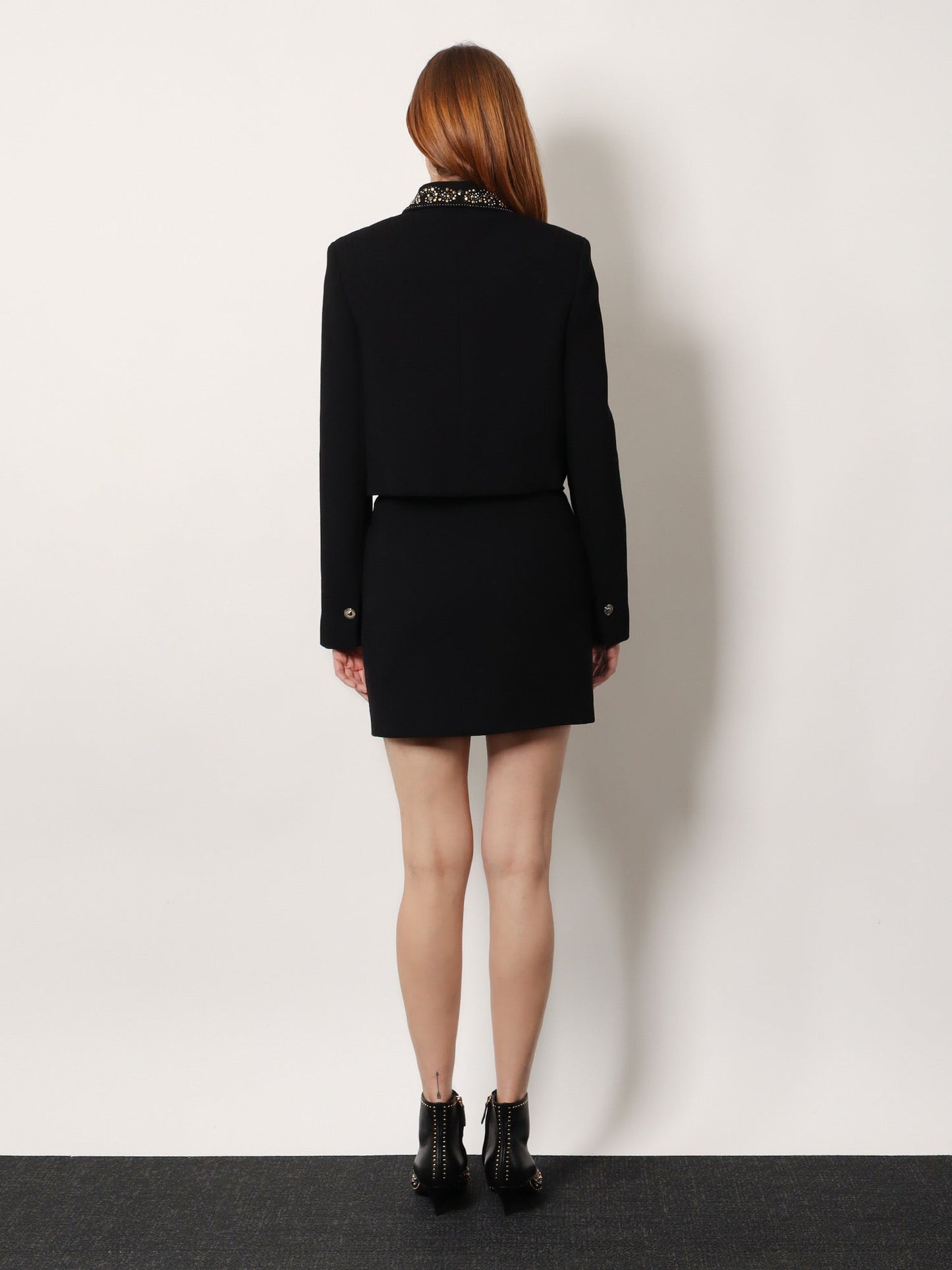 Versace Women Virgin Wool Mini Skirt VERSACE