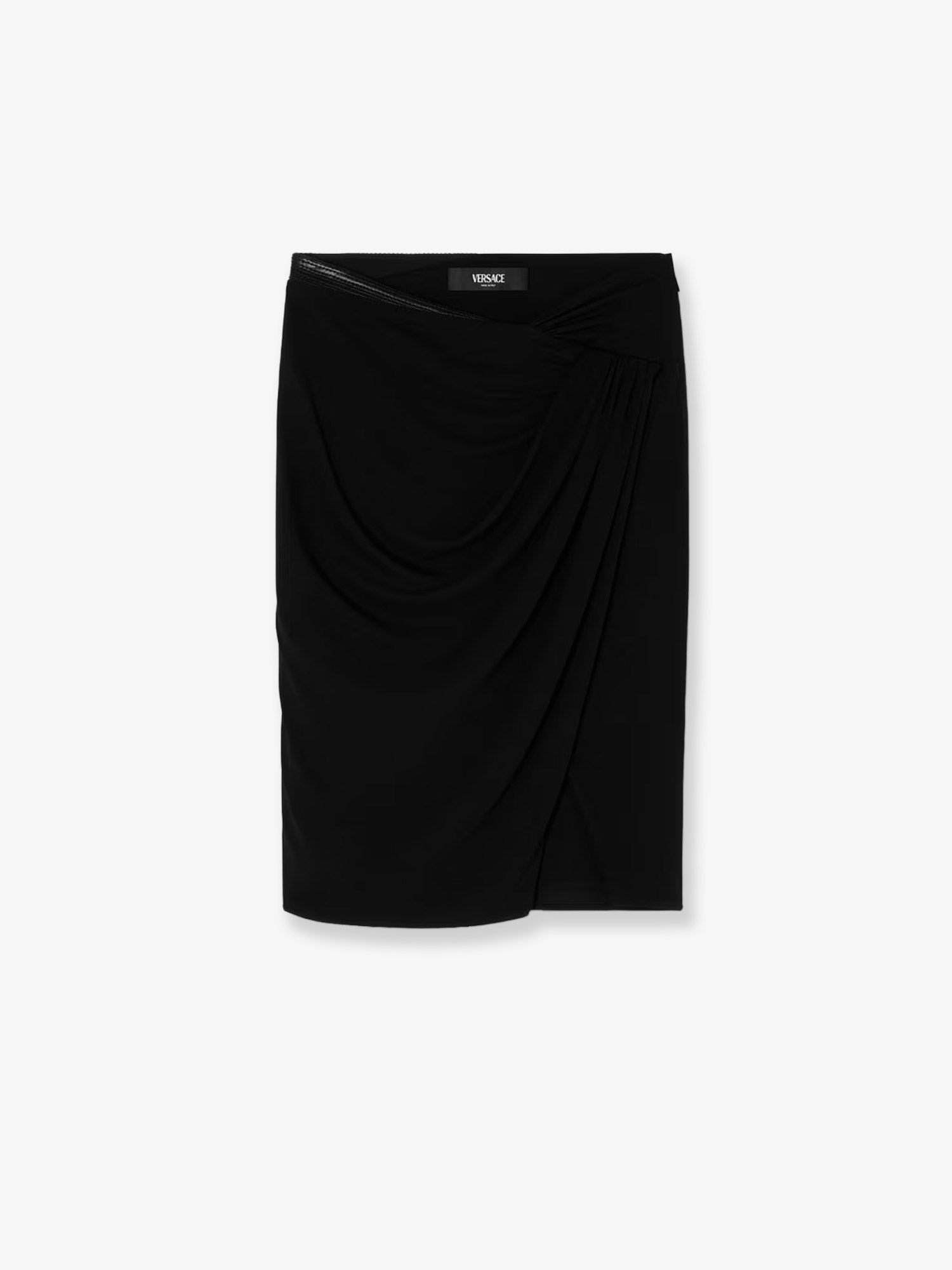 Versace Women Stretch Viscose Midi Skirt VERSACE