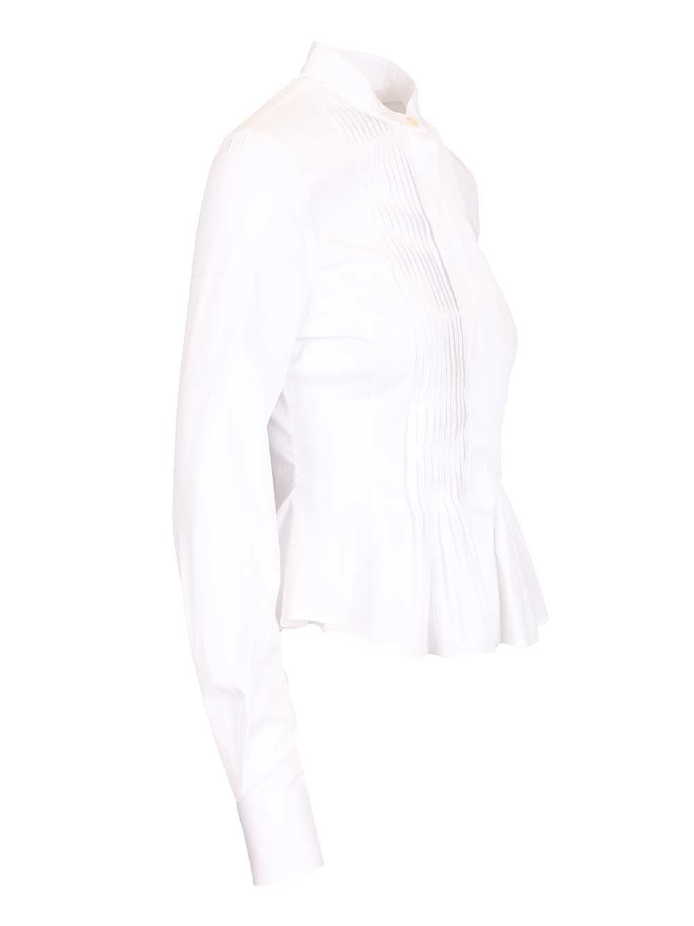 Mcqueen Women Ruffled Shirt ALEXANDER MCQUEEN