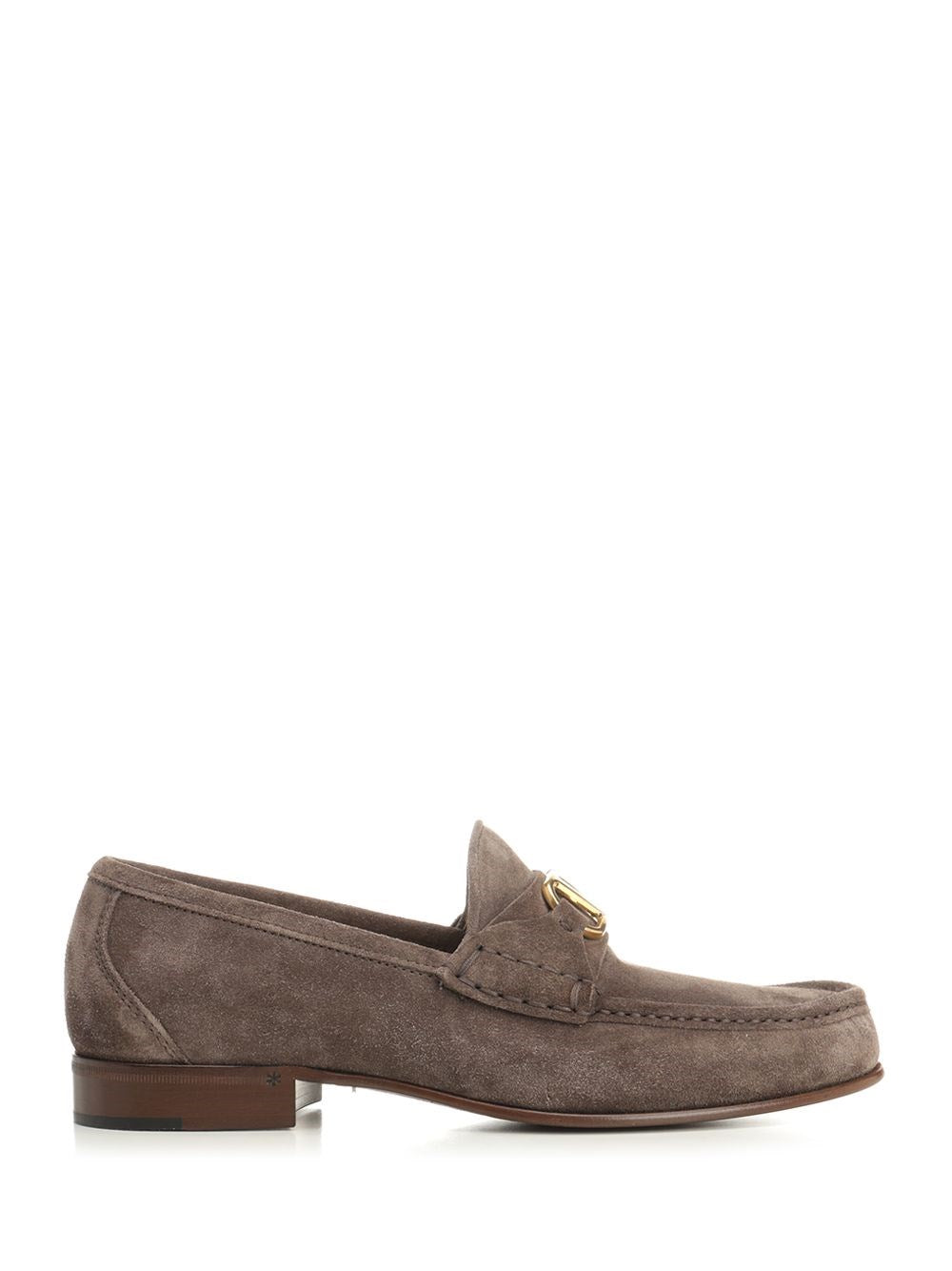 Valentino Garavani Men Vlogo Signature Suede Loafers VALENTINO GARAVANI