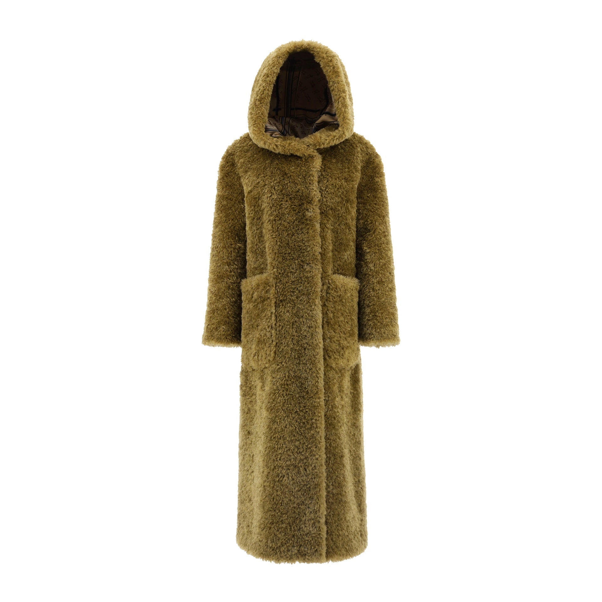 Herno Curly Faux Fur Coat Women HERNO