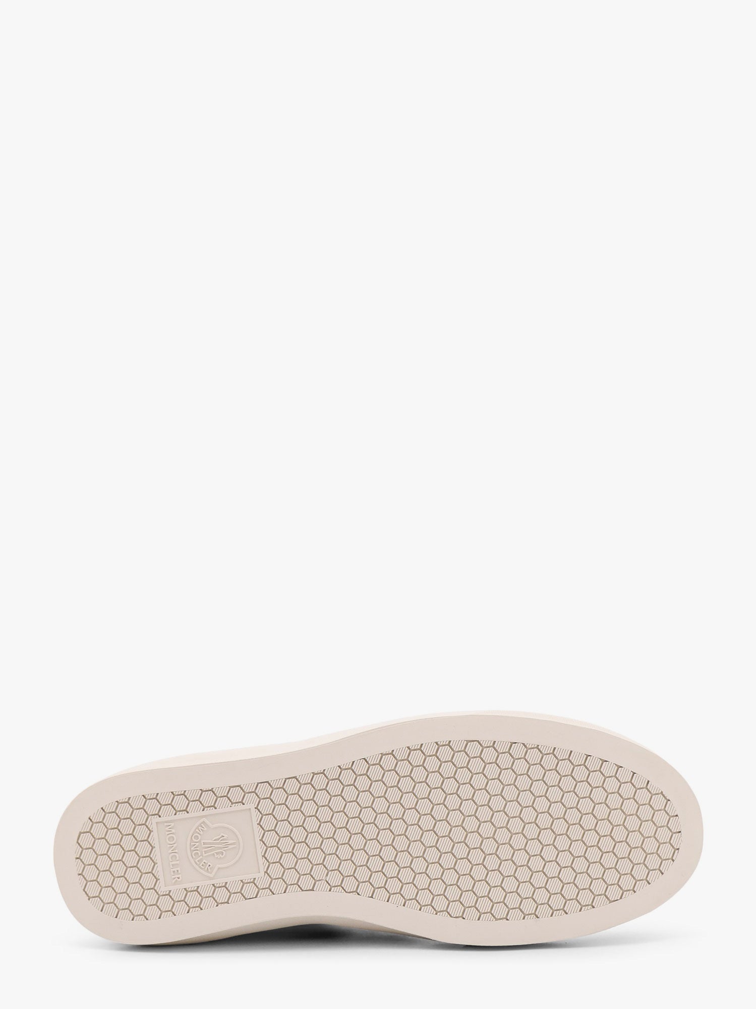 Moncler Women Monaco2 Leather Sneakers With Logo Print MONCLER