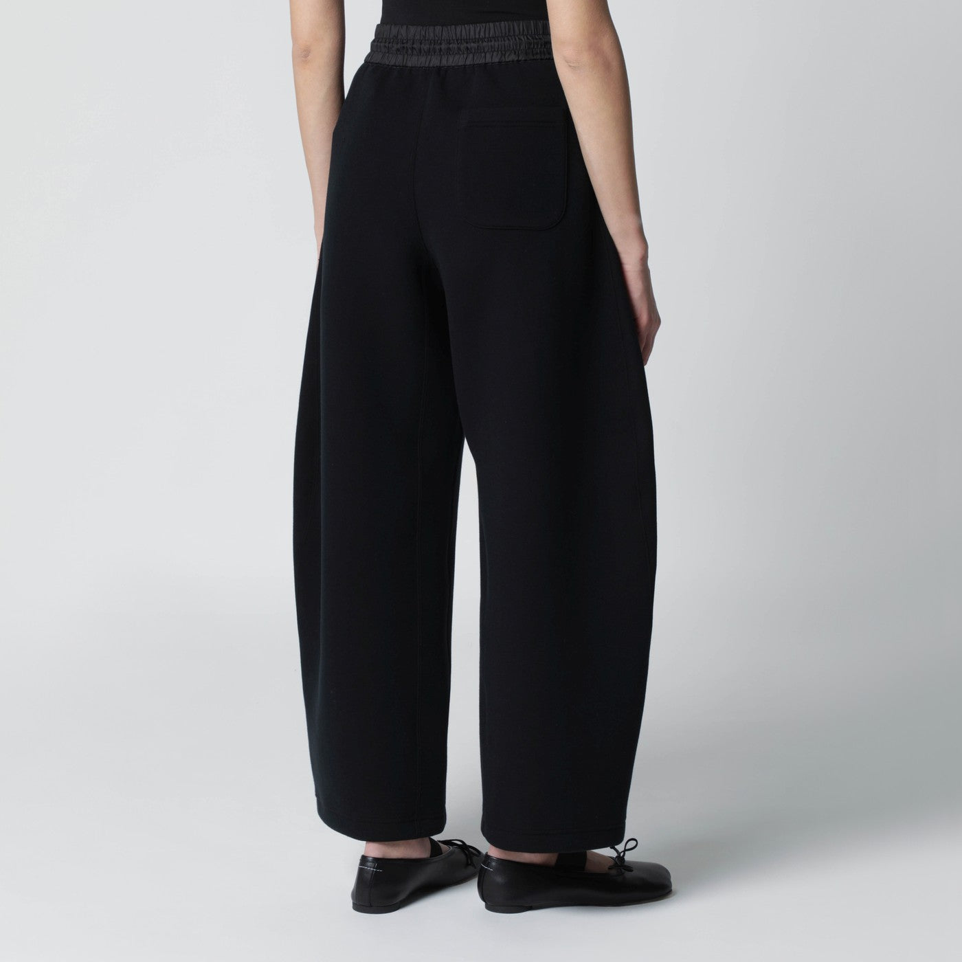 Sacai Black Jogging Trousers Women SACAI