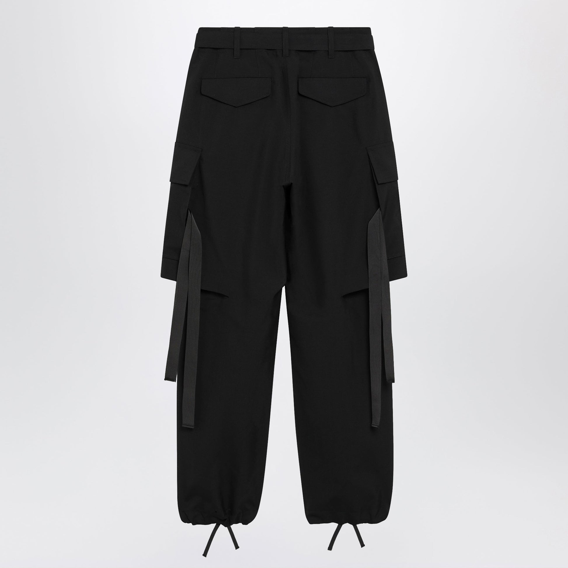 Sacai Wool-Blend Cargo Trousers Women SACAI