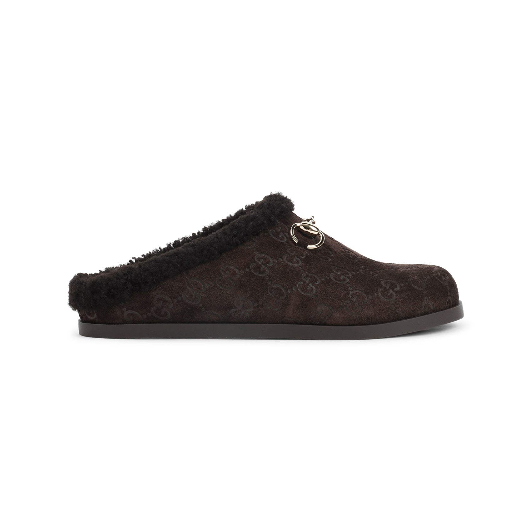 Gucci Suede Leather Mules Women GUCCI