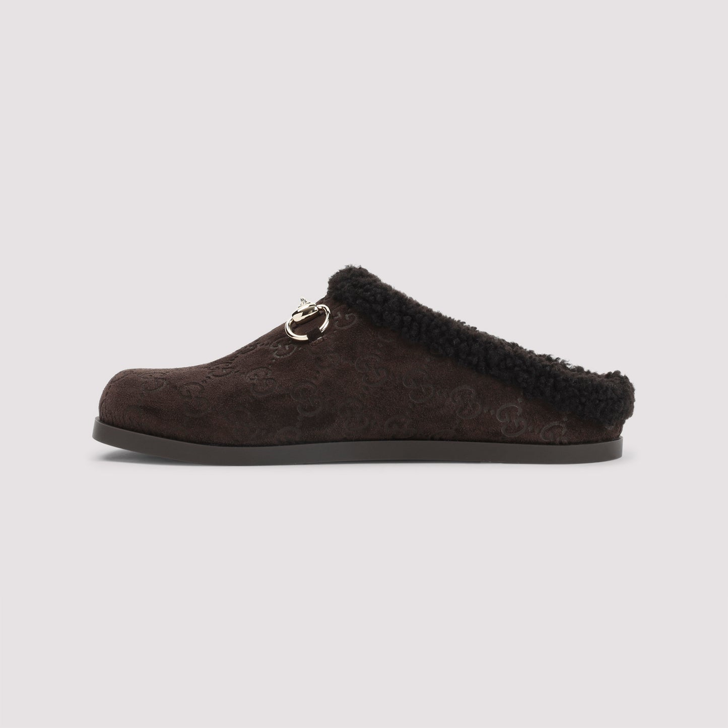 Gucci Suede Leather Mules Women GUCCI