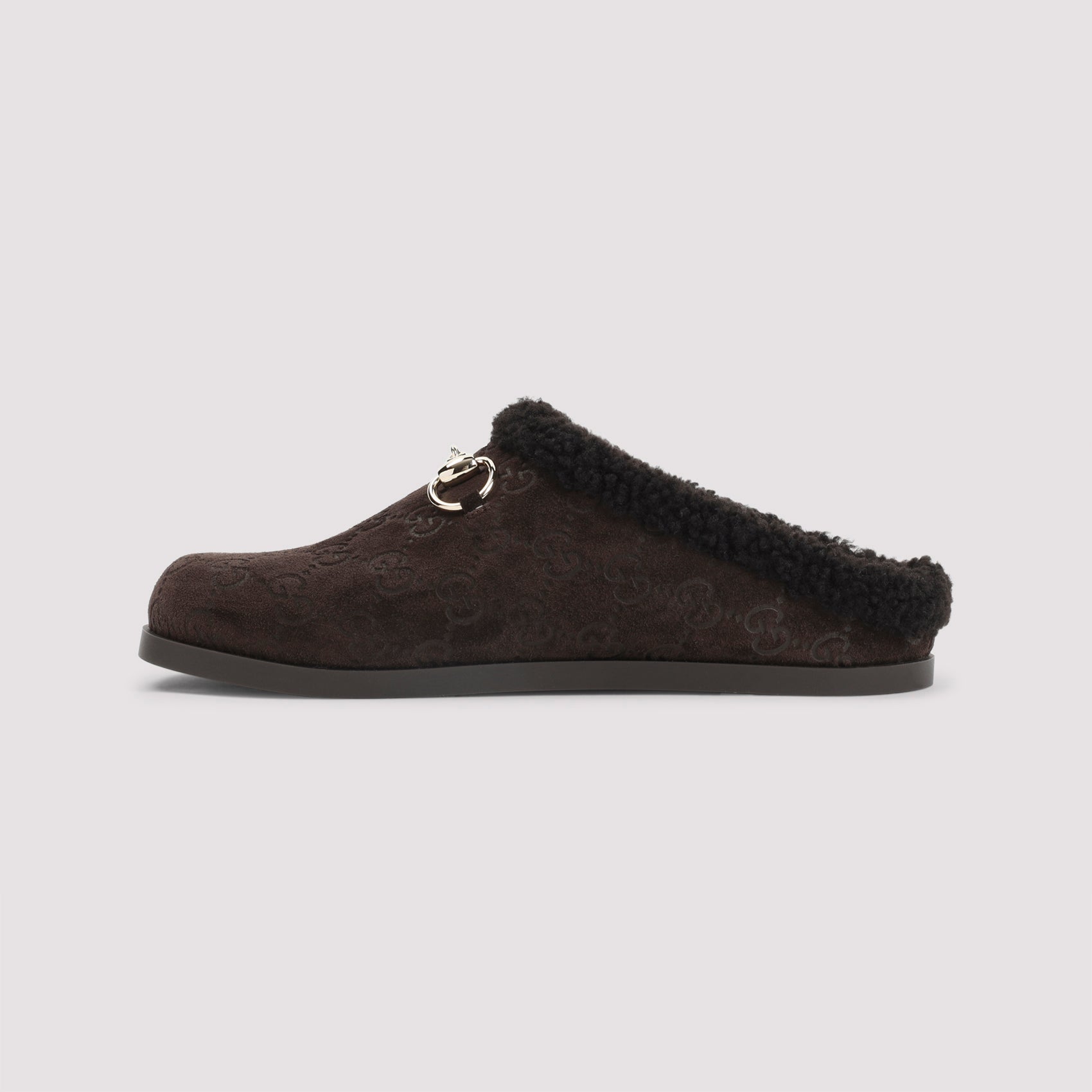 Gucci Suede Leather Mules Women GUCCI