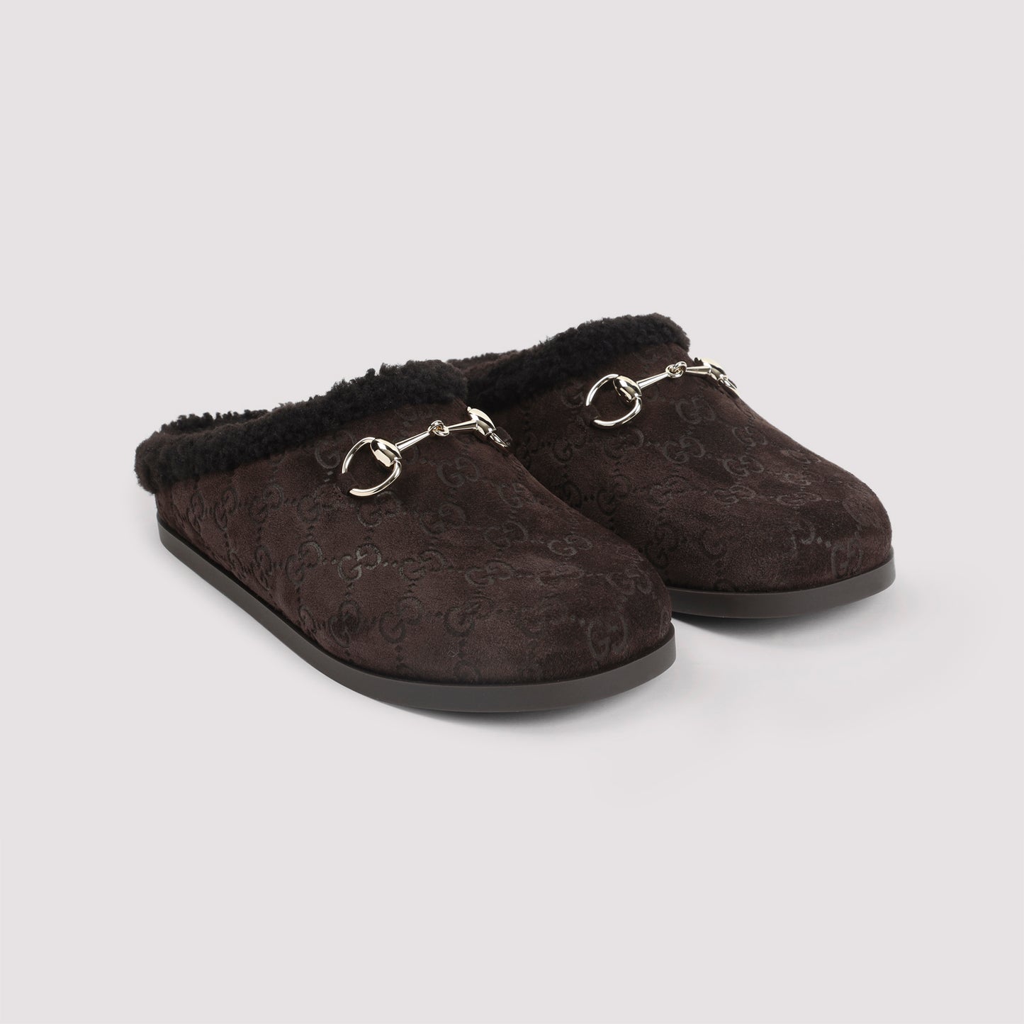 Gucci Suede Leather Mules Women GUCCI