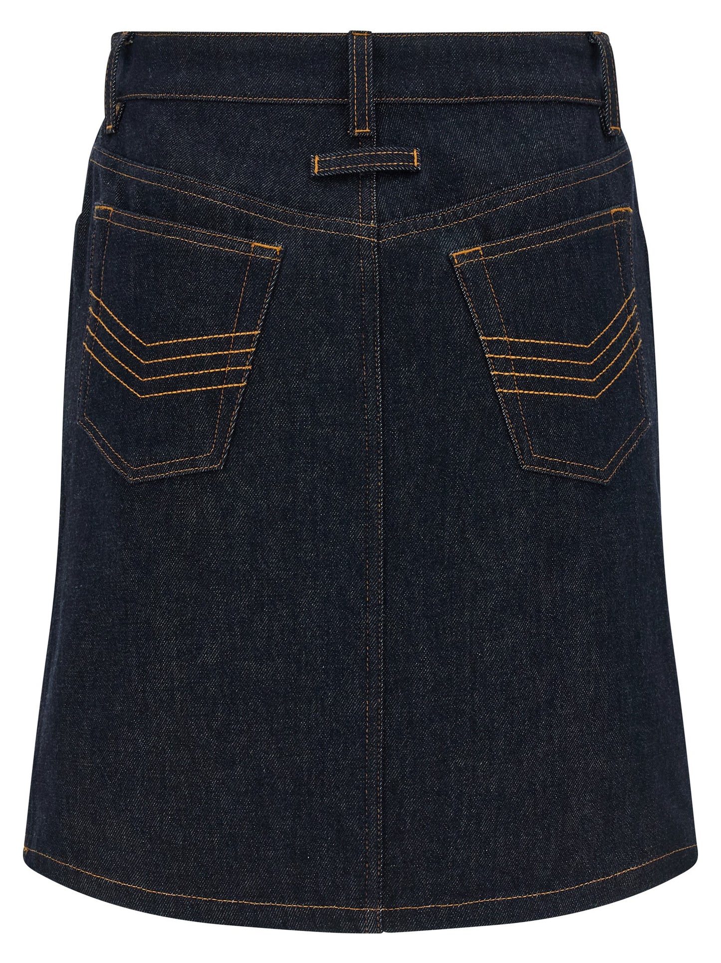 Jean Paul Gaultier Women 'Denim Mini Skirt With Cuts And Turn Up' Skirt JEAN PAUL GAULTIER
