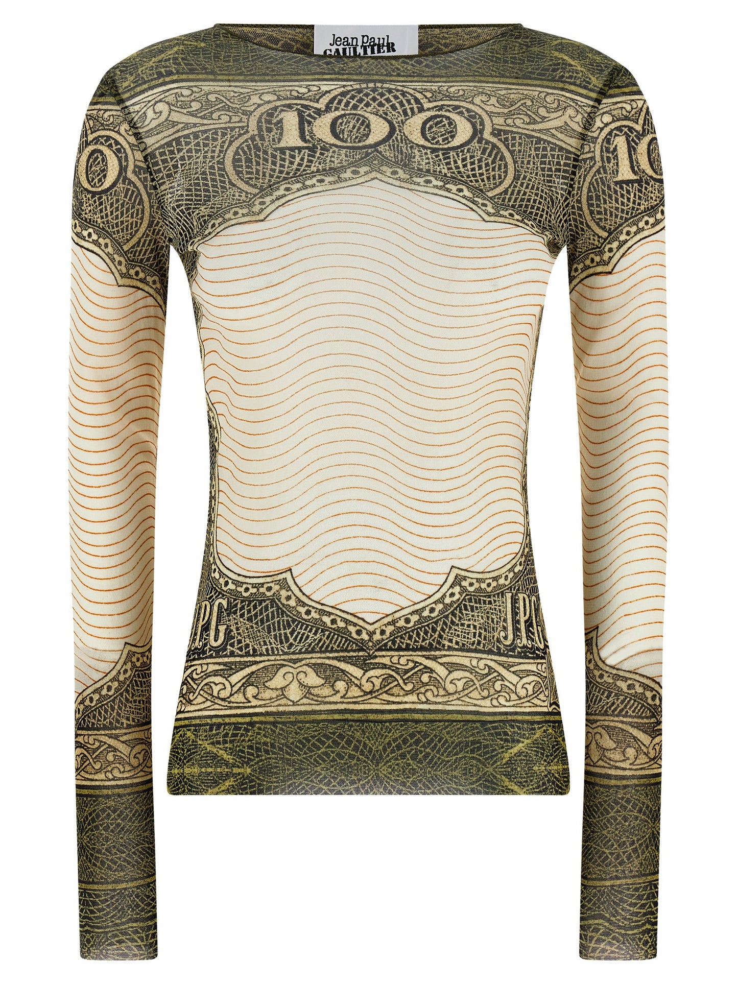 Jean Paul Gaultier Women 'Re-Edition - The Green Cartouche' Top JEAN PAUL GAULTIER