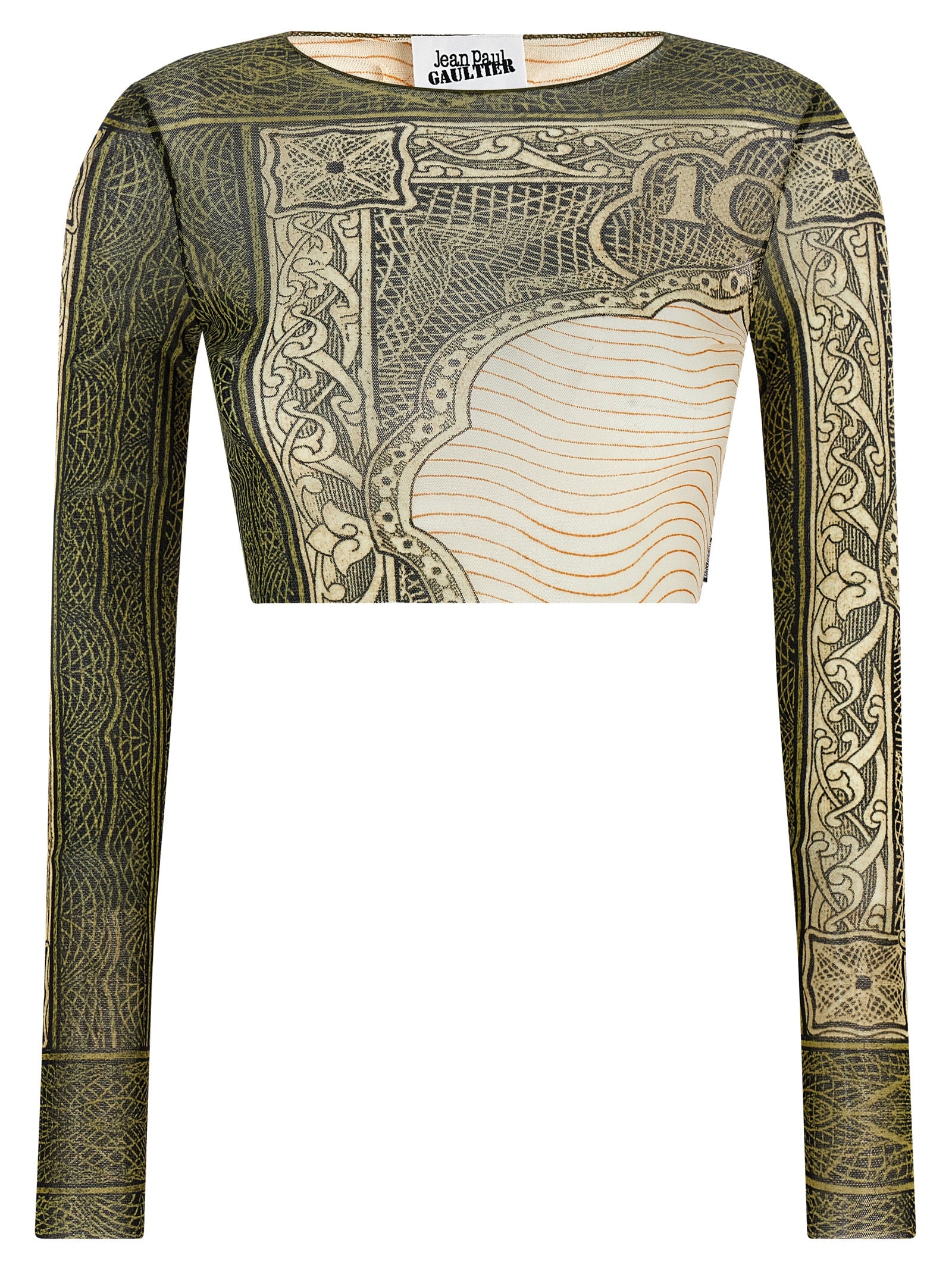 Jean Paul Gaultier Women 'Re-Edition - The Green Cartouche' Top JEAN PAUL GAULTIER