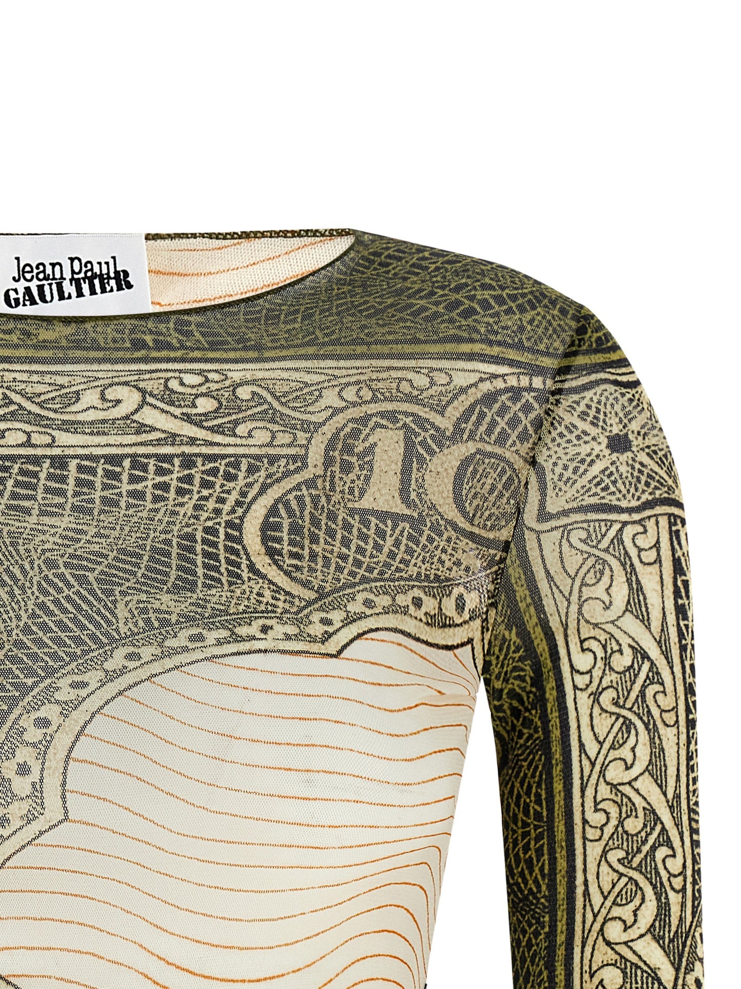 Jean Paul Gaultier Women 'Re-Edition - The Green Cartouche' Top JEAN PAUL GAULTIER