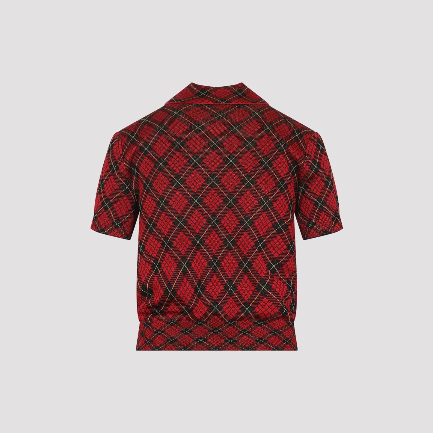 Alexander Mcqueen Microcheck Polo Women ALEXANDER MCQUEEN