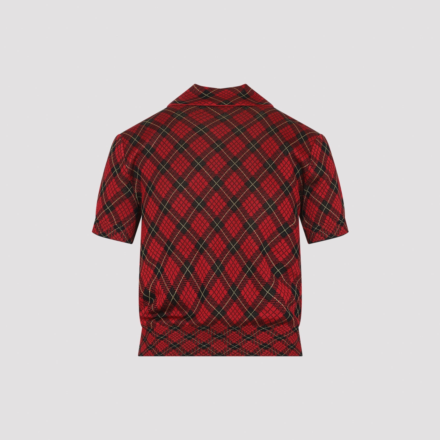 Alexander Mcqueen Microcheck Polo Women ALEXANDER MCQUEEN