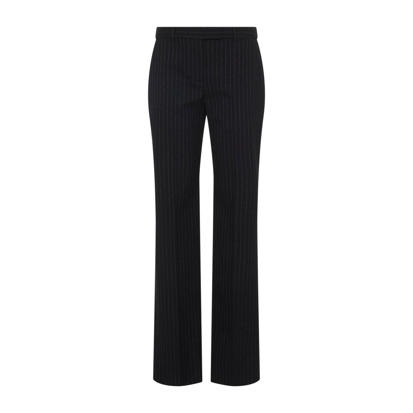 Alexander Mcqueen Pinstripe Lurex Pants Women ALEXANDER MCQUEEN