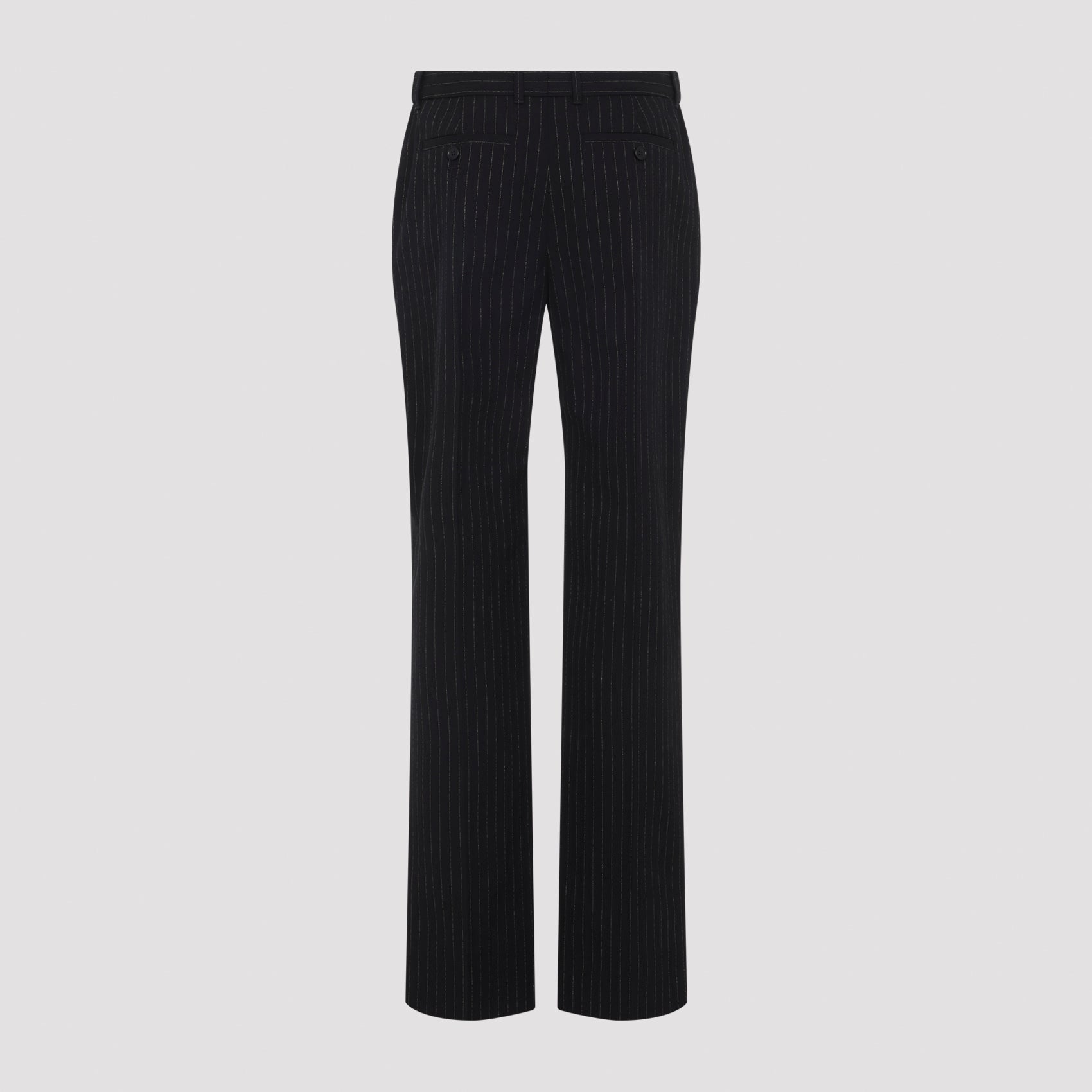 Alexander Mcqueen Pinstripe Lurex Pants Women ALEXANDER MCQUEEN