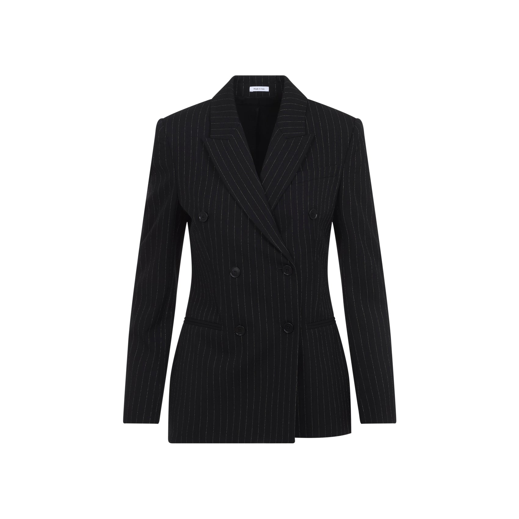 Alexander Mcqueen Pinstripe Lurex Jacket Women ALEXANDER MCQUEEN