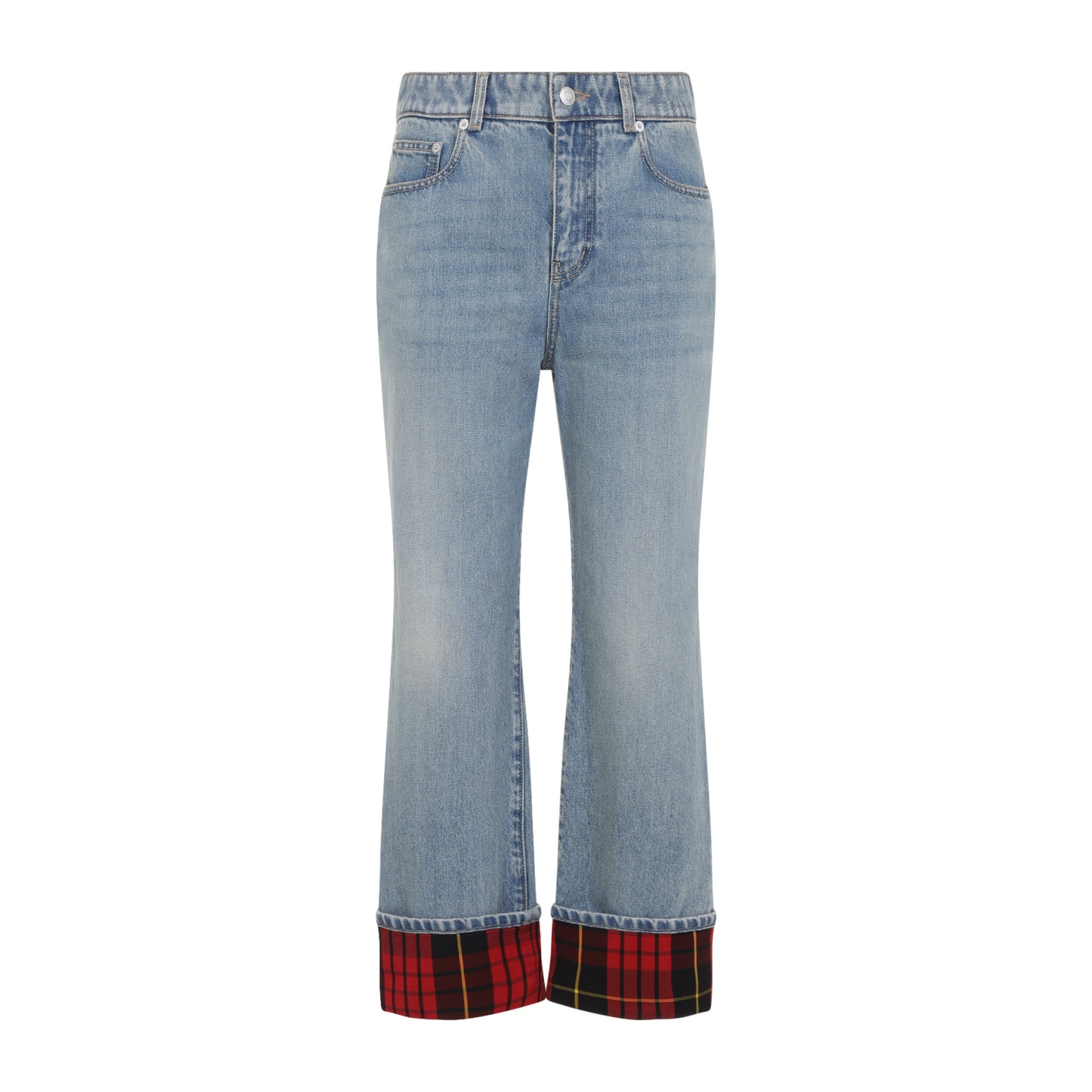 Alexander Mcqueen Cotton Jeans Women ALEXANDER MCQUEEN