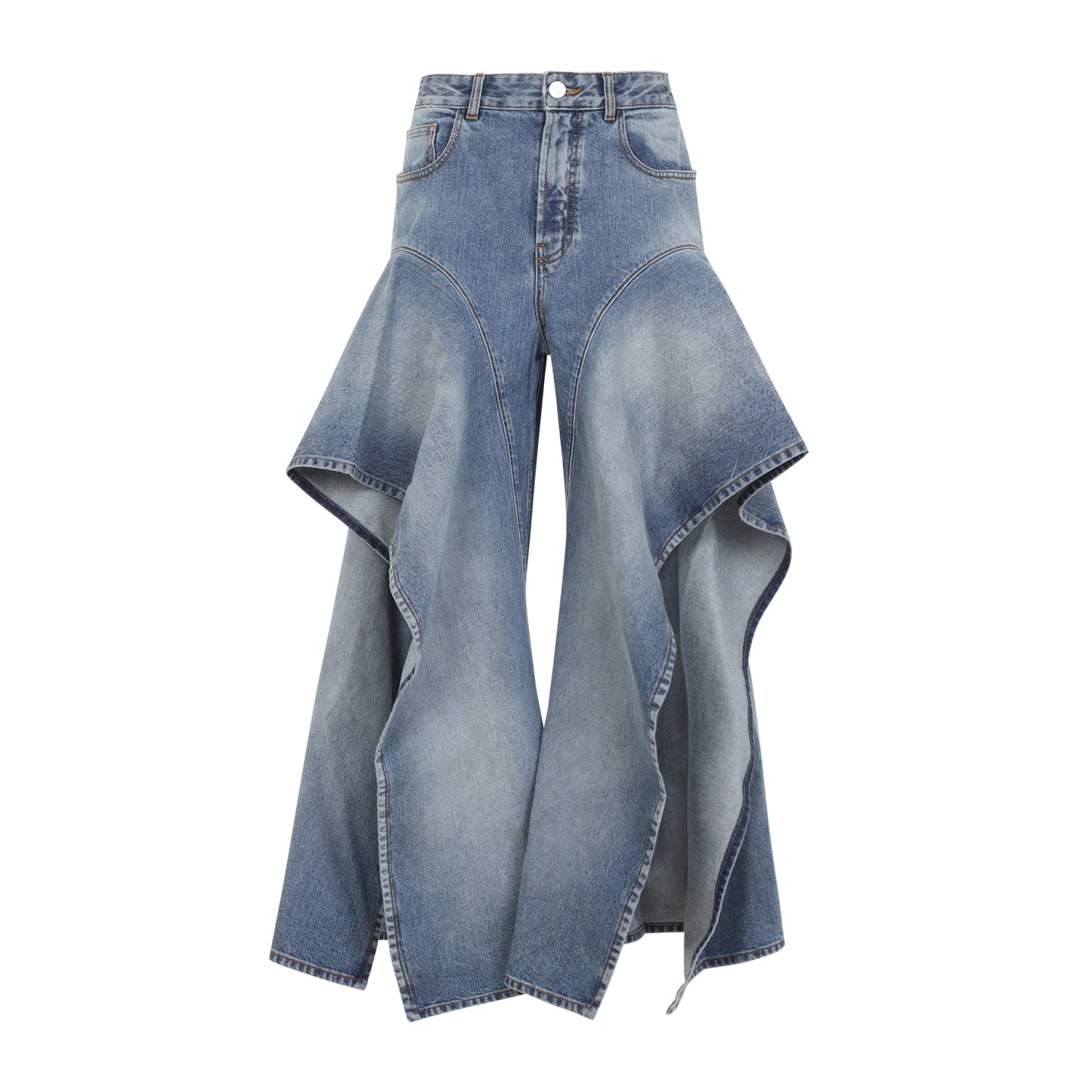 Alaïa Ruffle Pants Women ALAIA
