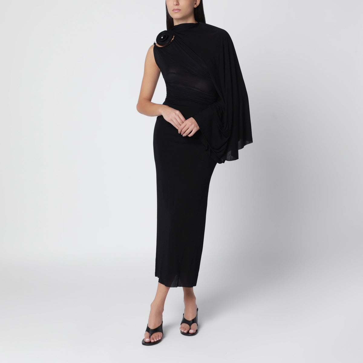 Christopher Esber Aurelia Black Viscose Evening Dress Women CHRISTOPHER ESBER