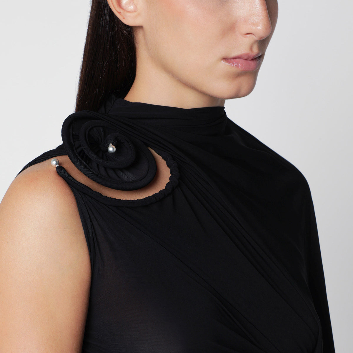Christopher Esber Aurelia Black Viscose Evening Dress Women CHRISTOPHER ESBER